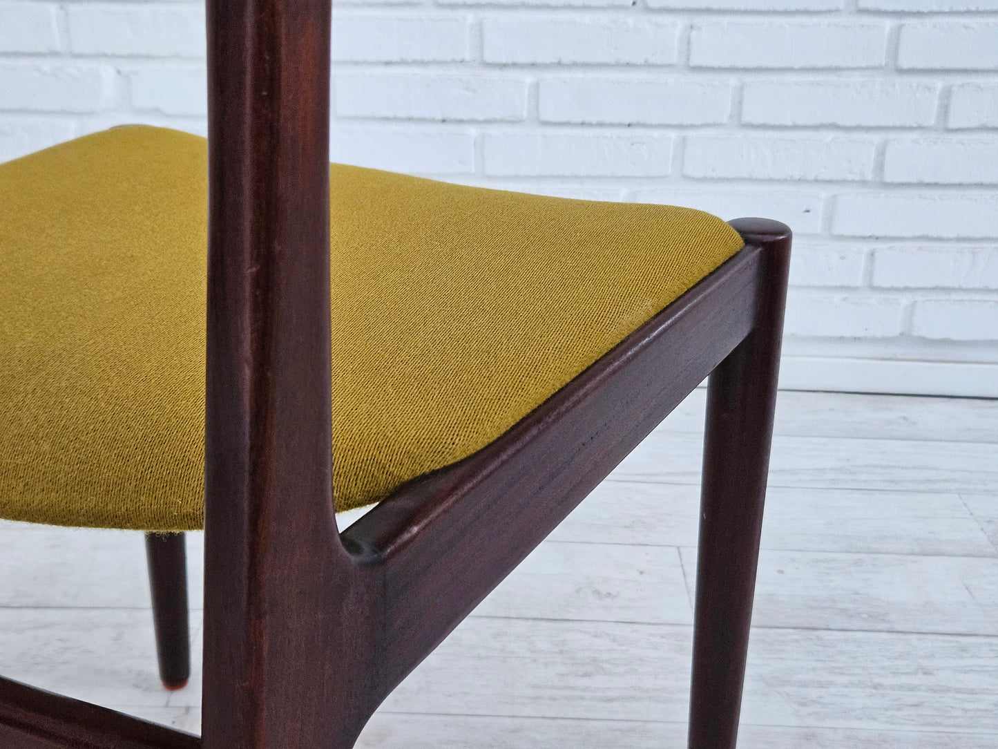 1970s, Danish design by Johannes Andersen, set of 3 dining chairs model 101, original condition.