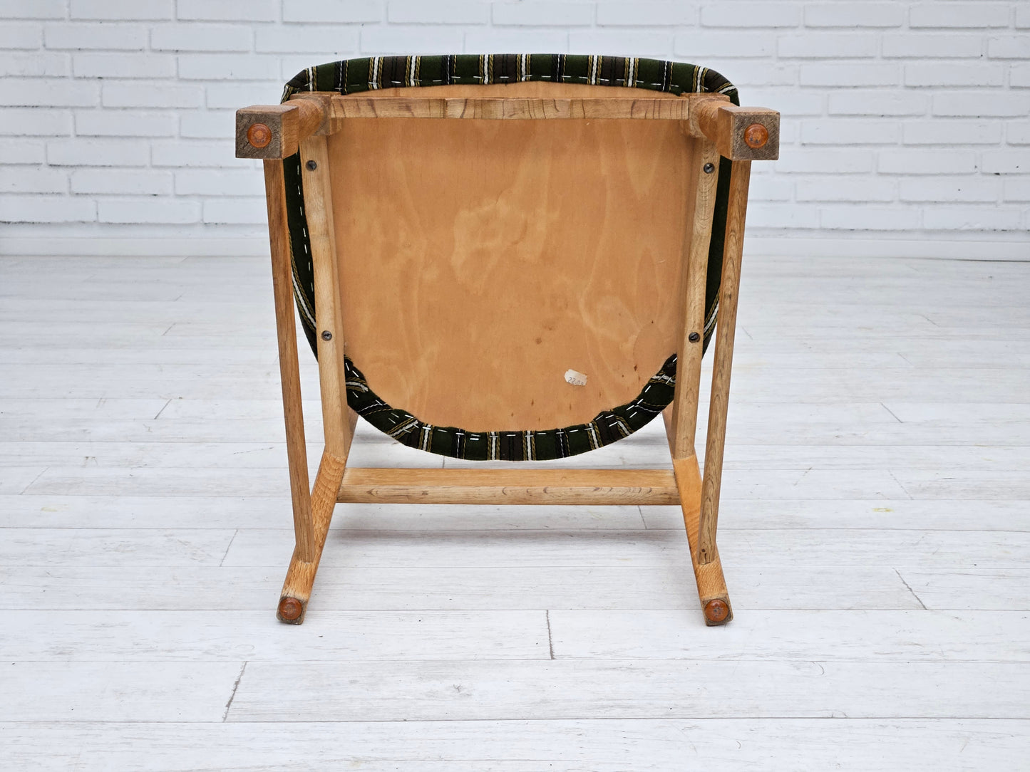 1970s, set of 6 Danish dinning chairs, original very good condition, oak wood.