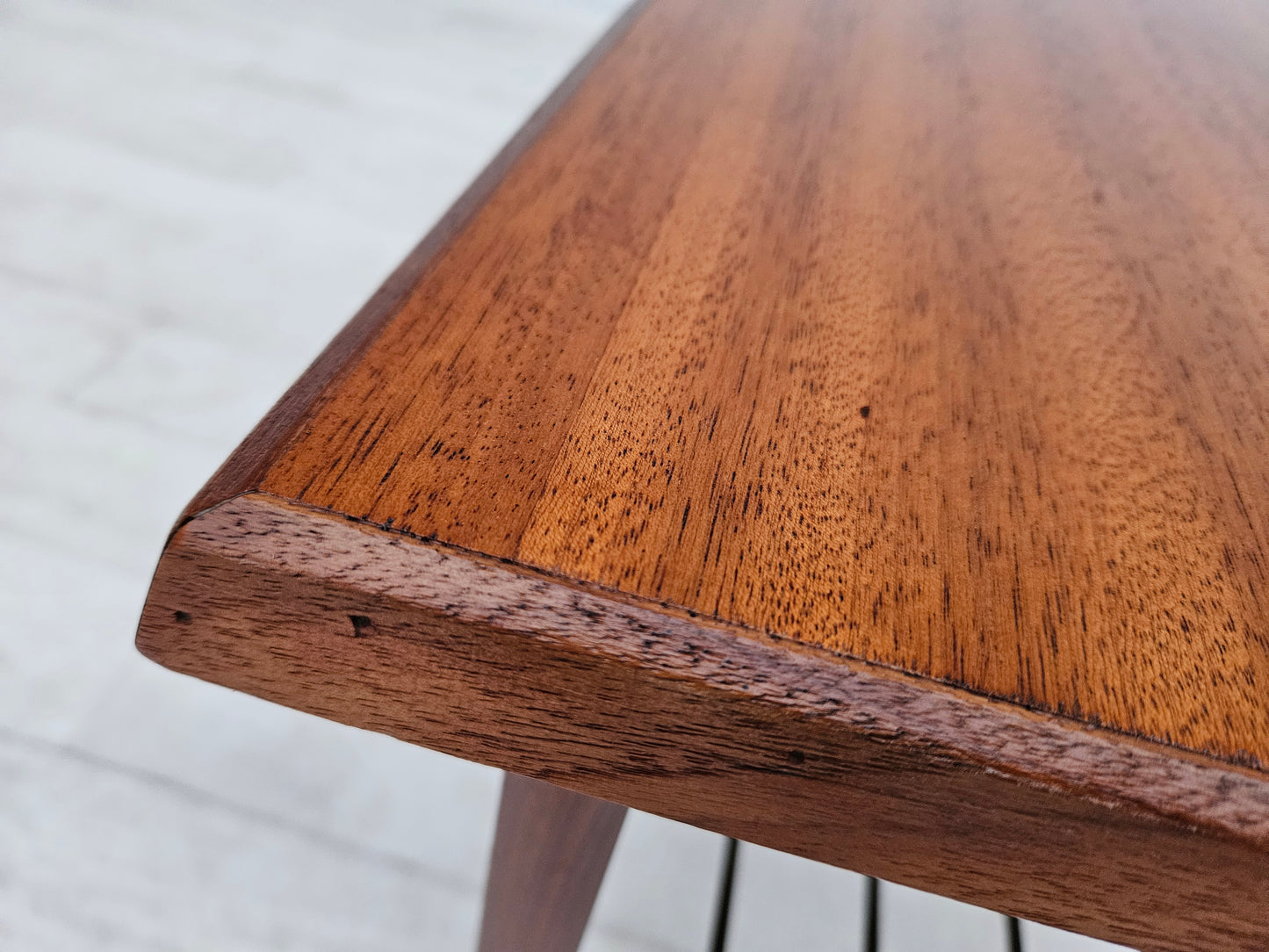 1970s, Danish coffee table, wheels, teak wood.