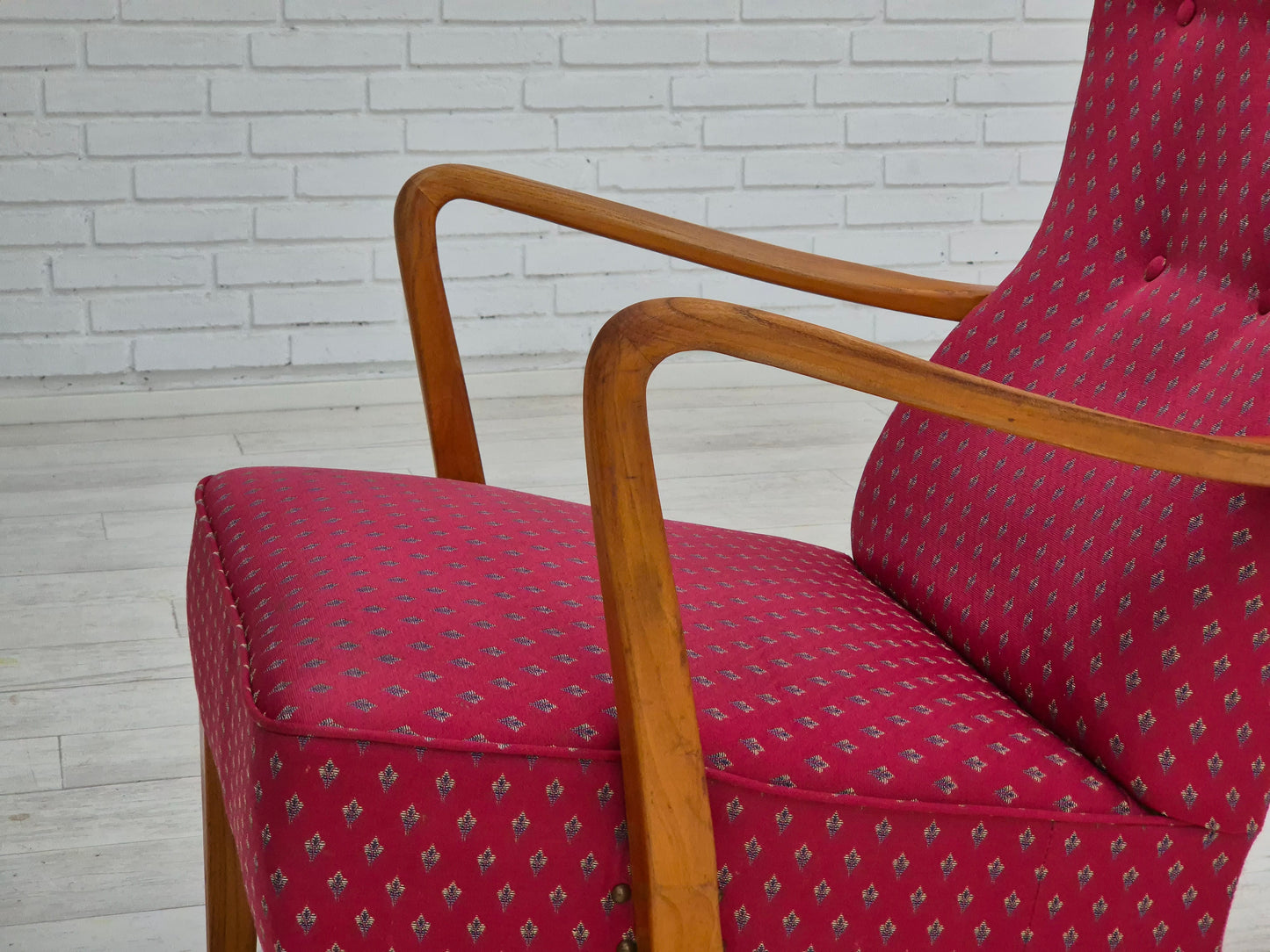 1970s, Scandinavian chairs, original very good condition, ash wood.