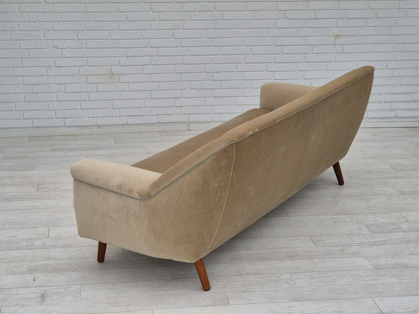 1960s, Danish design by Kurt Østervig for Rolschau Møbler, 3 seater sofa, model 57, original condition.