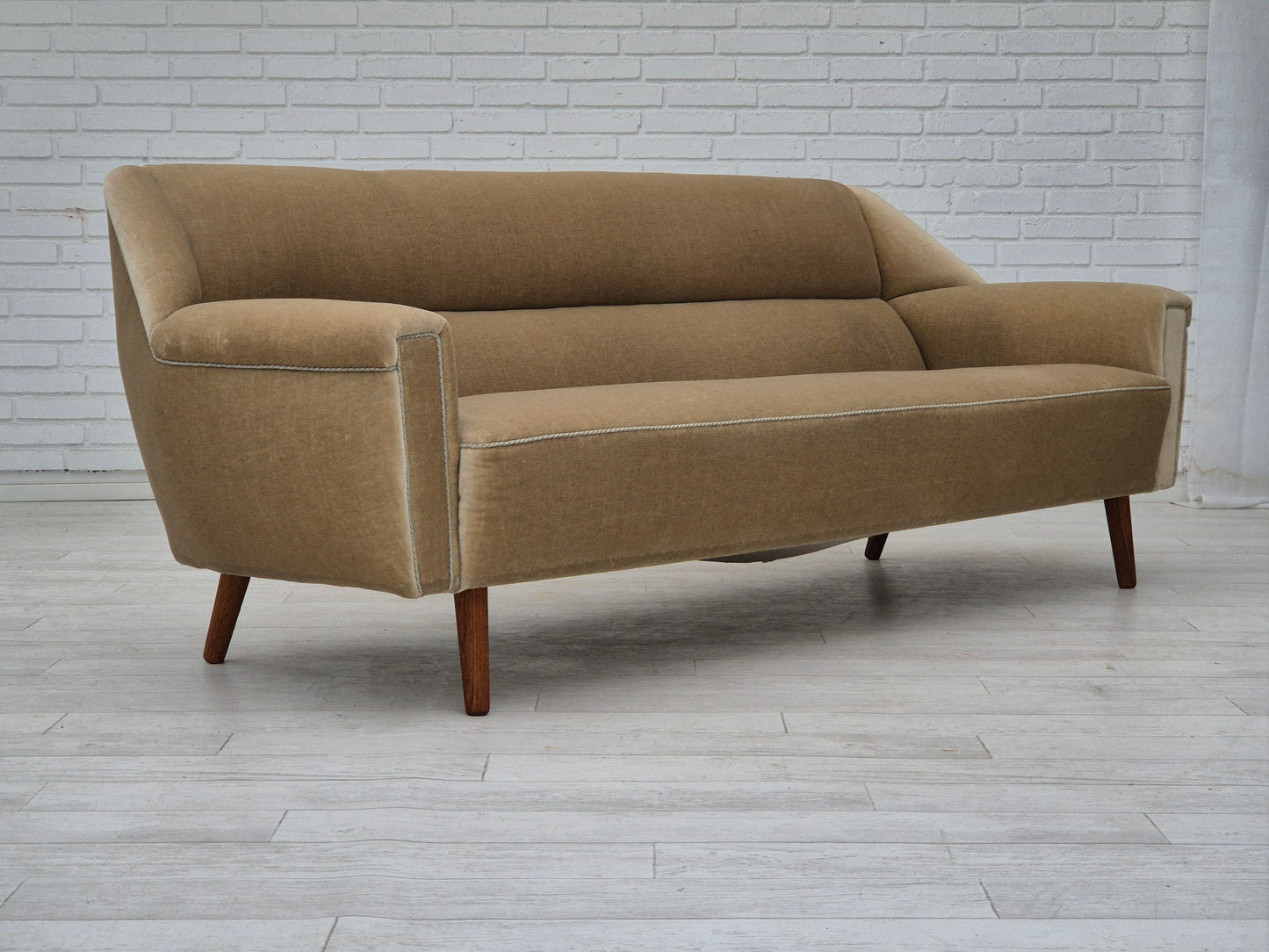 1960s, Danish design by Kurt Østervig for Rolschau Møbler, 3 seater sofa, model 57, original condition.