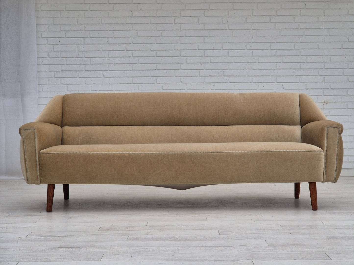 1960s, Danish design by Kurt Østervig for Rolschau Møbler, 3 seater sofa, model 57, original condition.