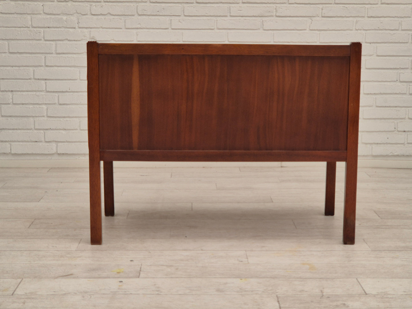 1950s, Scandinavian design, seater bench-dresser, mahogany.