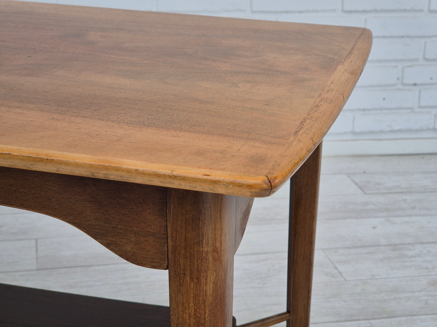 1970s, Danish design, sofa table, teak wood, beech wood, original.