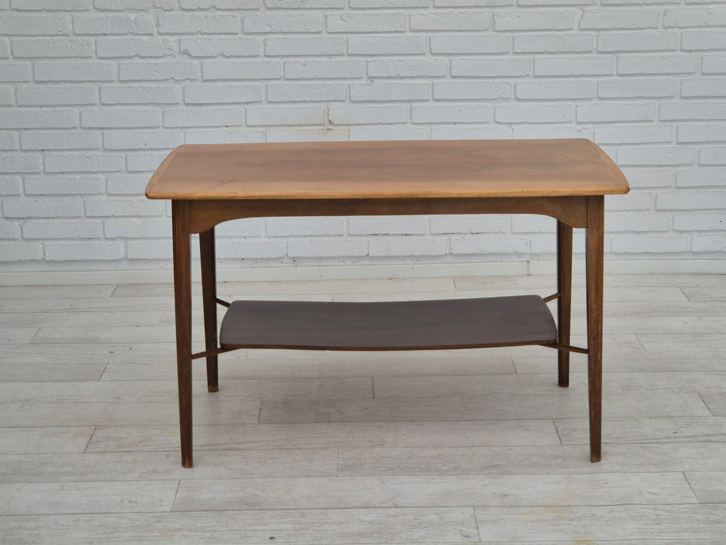 1970s, Danish design, sofa table, teak wood, beech wood, original.