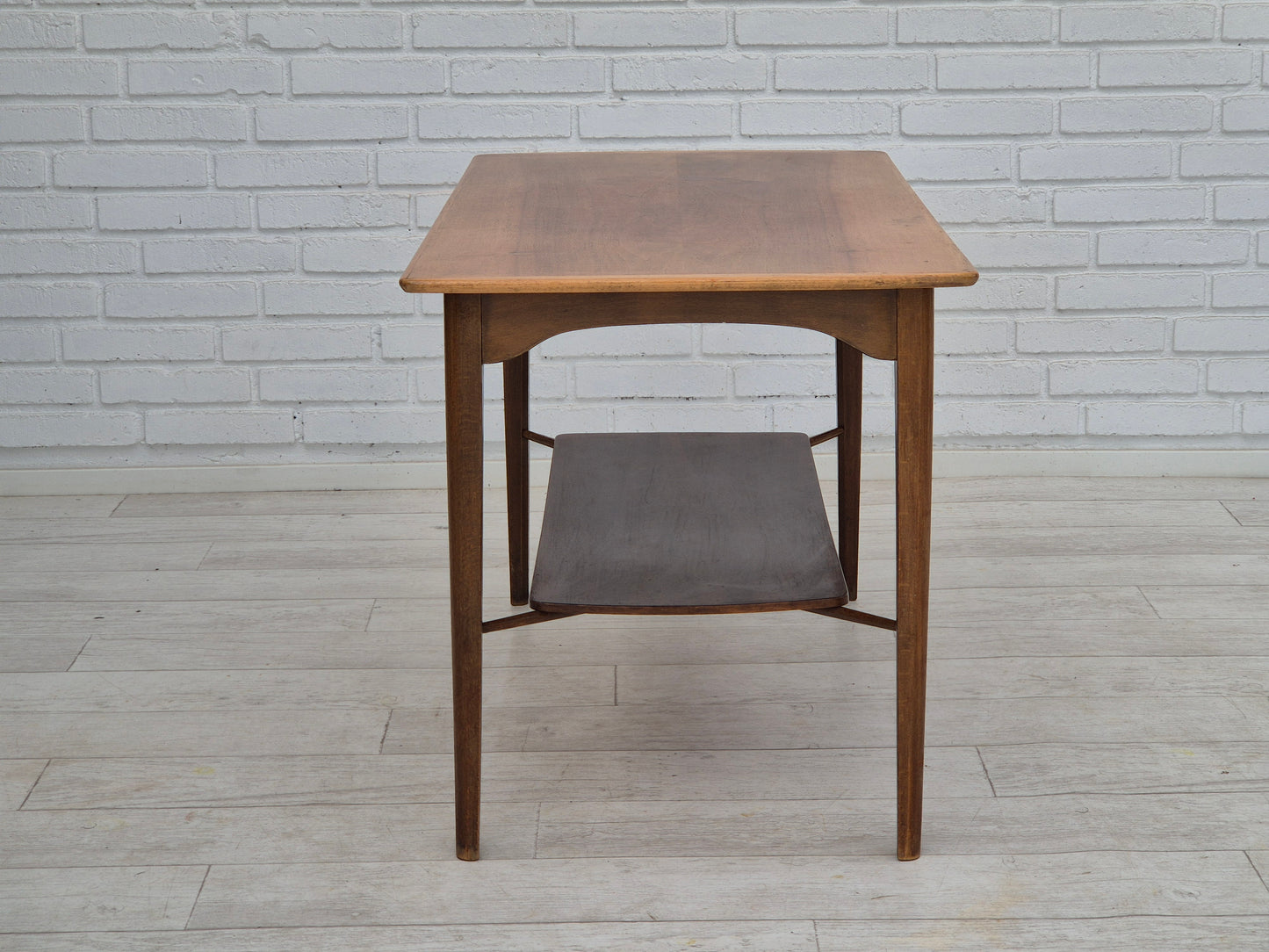 1970s, Danish design, sofa table, teak wood, beech wood, original.