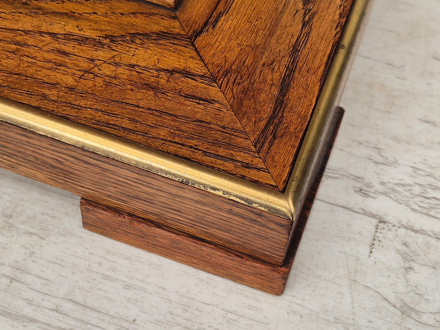 1960s, Danish card playing table with drawers, original condition, solid wood.