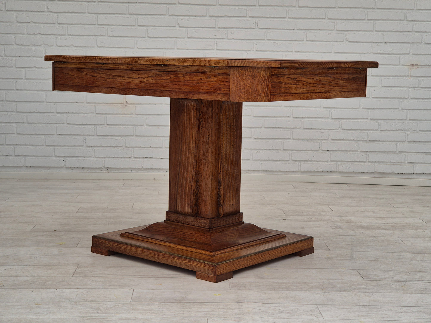 1960s, Danish card playing table with drawers, original condition, solid wood.