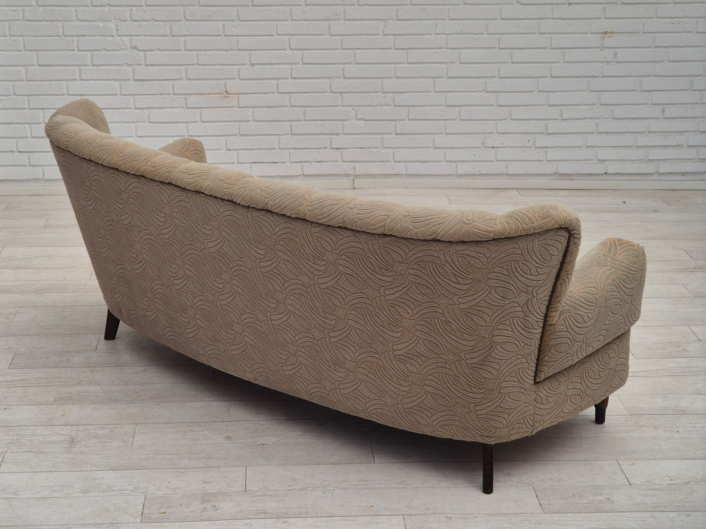 1960s, Danish 3 seater sofa, original good condition, cotton-wool.