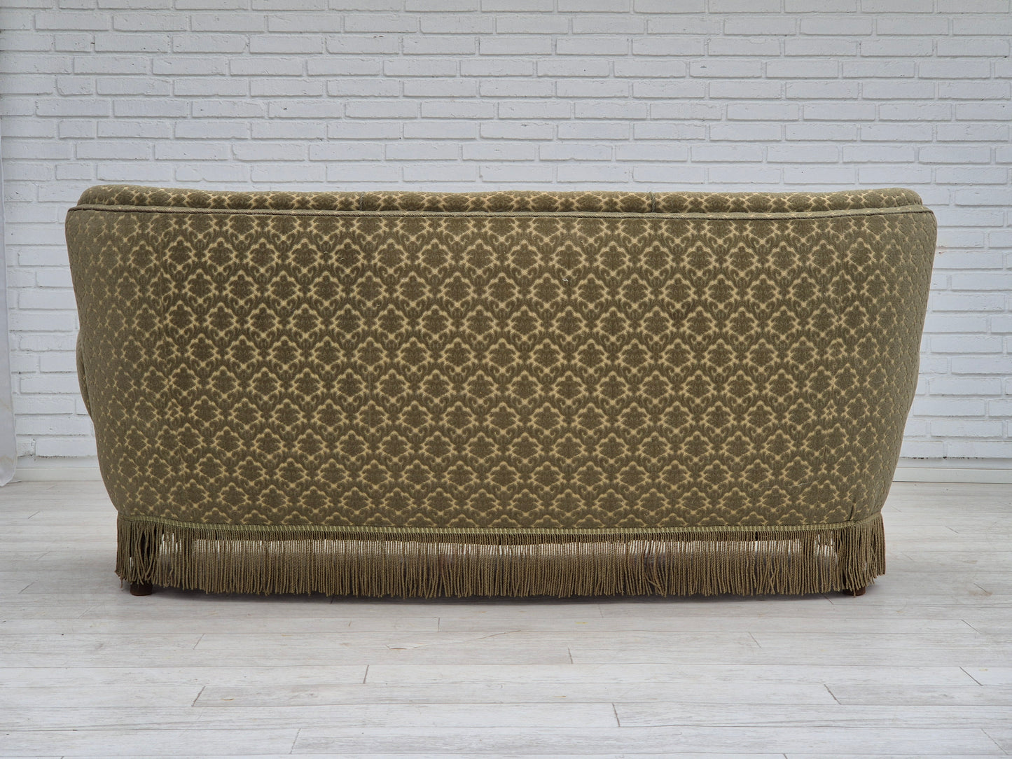 1960s, Danish "Banan" 3 seater sofa, original condition, velour.