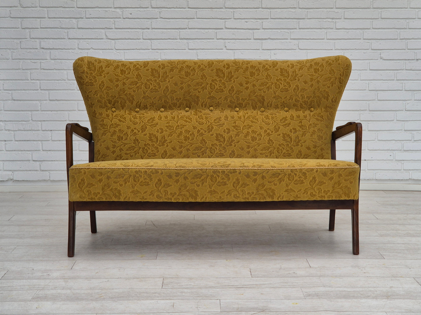 1960s, Danish 2 seater sofa by Søren Hansen for Fritz Hansen, original condition.