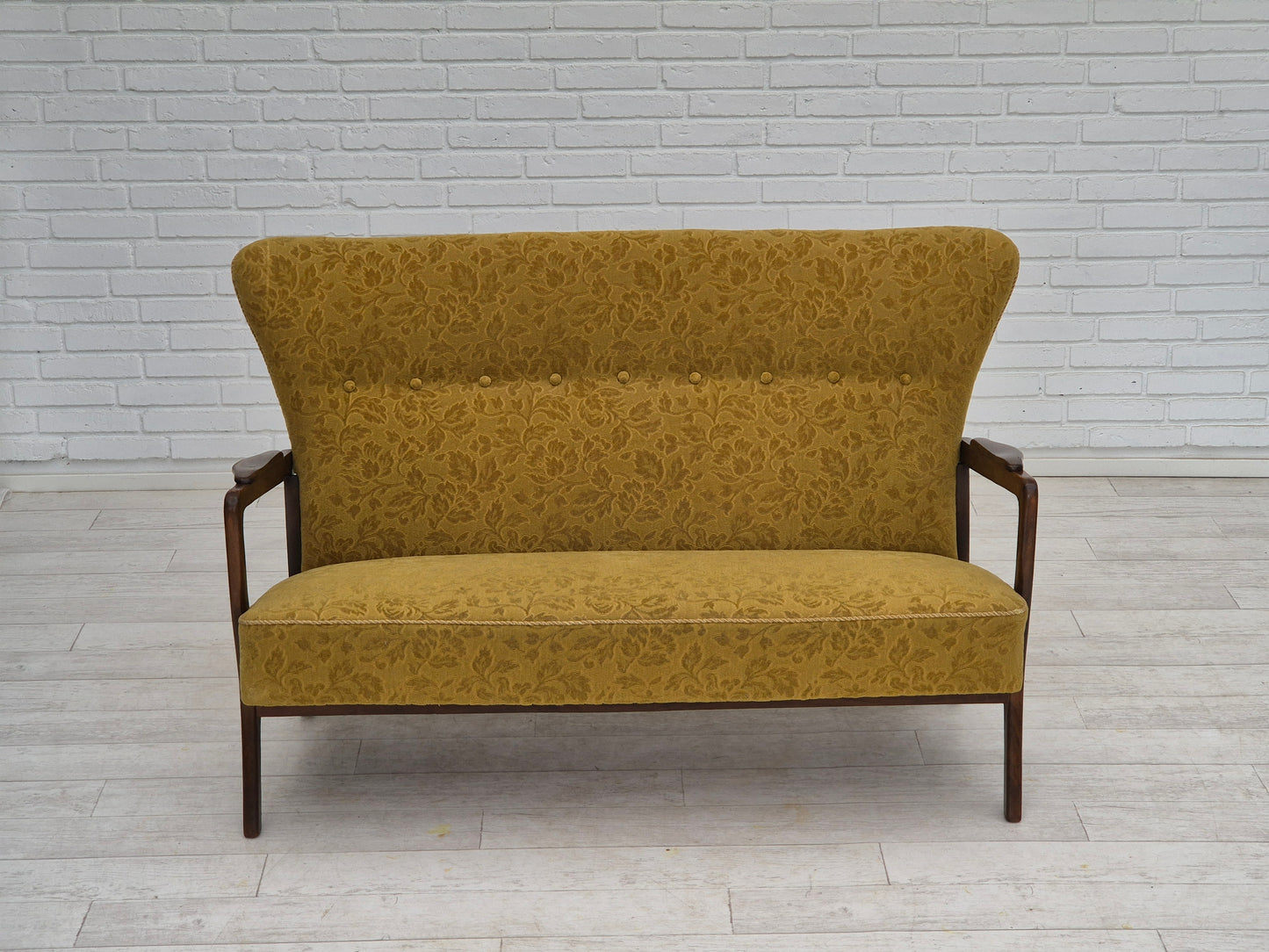 1960s, Danish 2 seater sofa by Søren Hansen for Fritz Hansen, original condition.