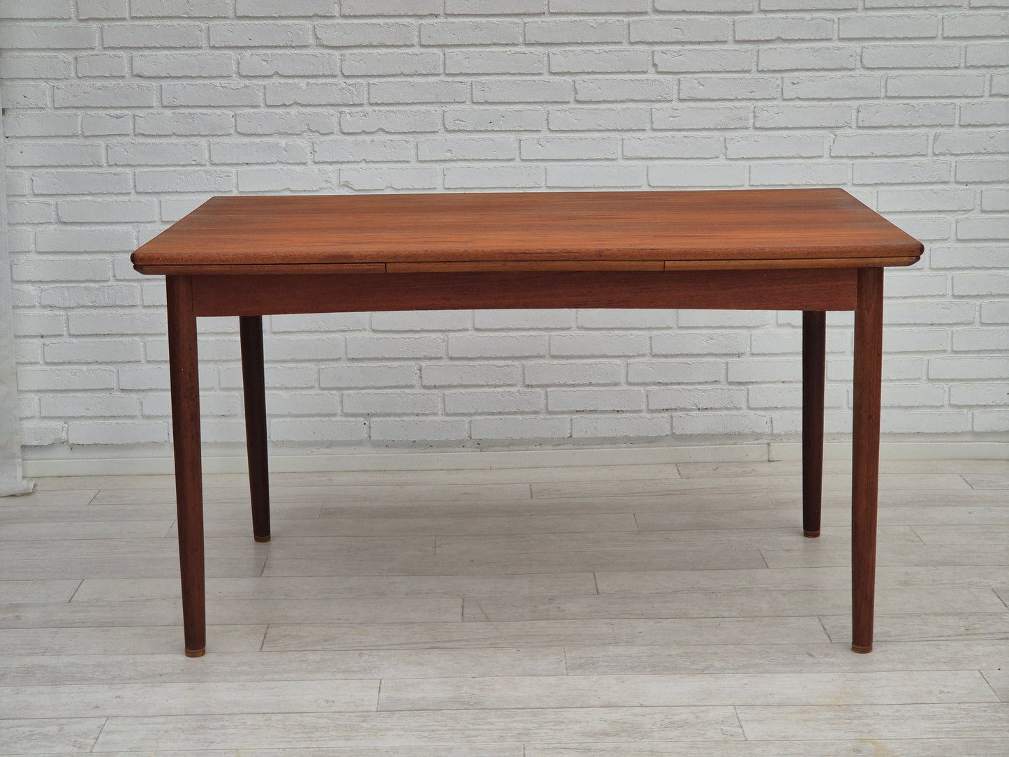 1970s, Danish foldable dining table, teak wood, original condition.