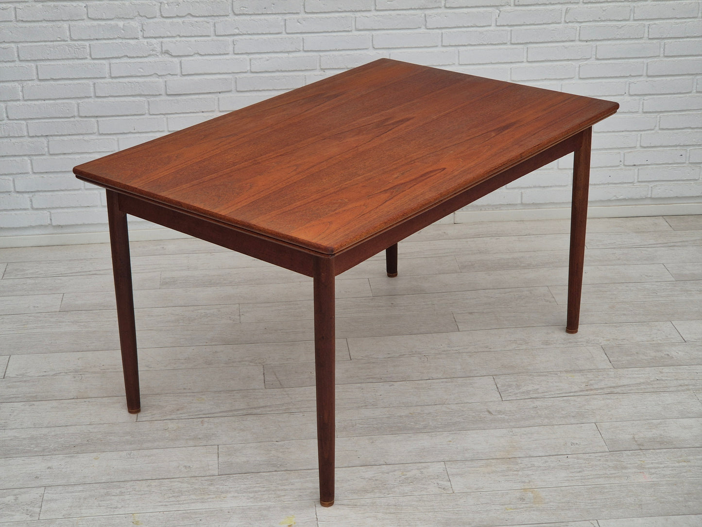 1970s, Danish foldable dining table, teak wood, original condition.