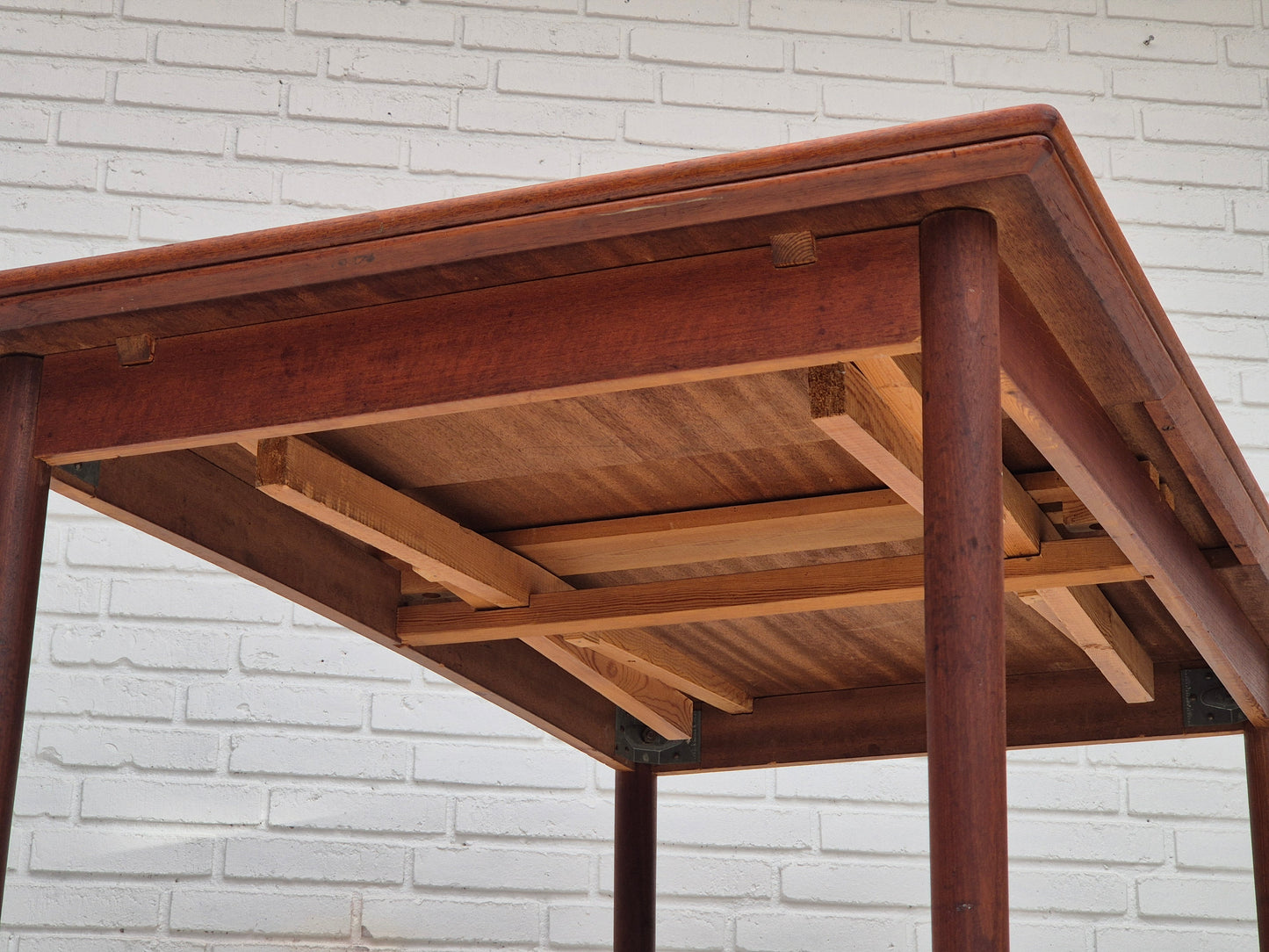 1970s, Danish foldable dining table, teak wood, original condition.