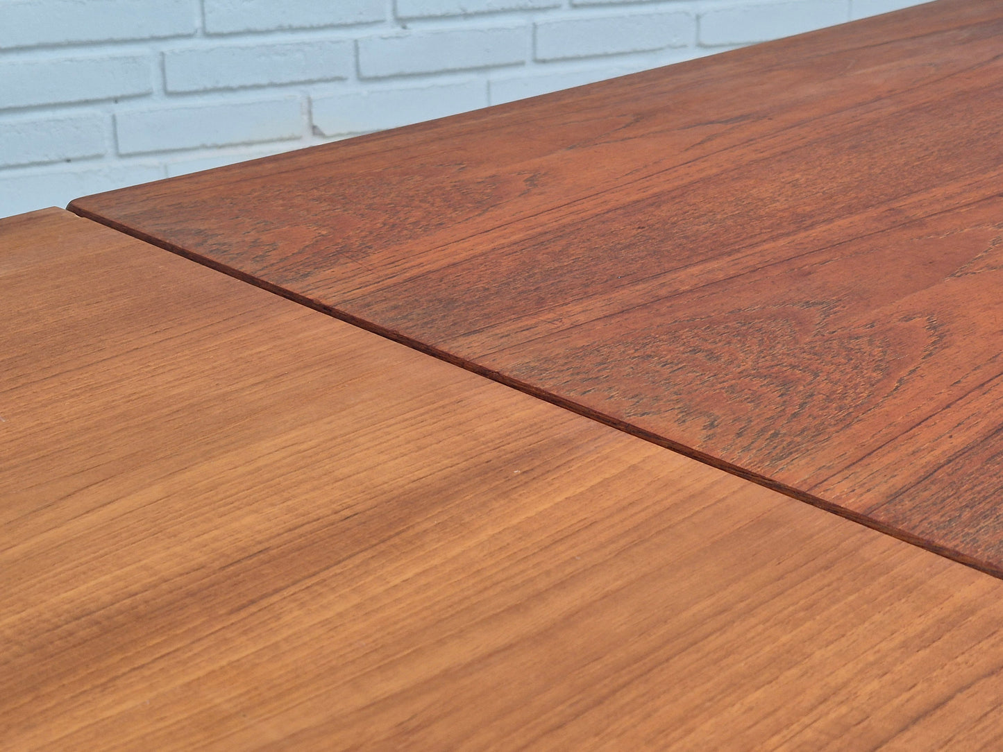 1970s, Danish foldable dining table, teak wood, original condition.