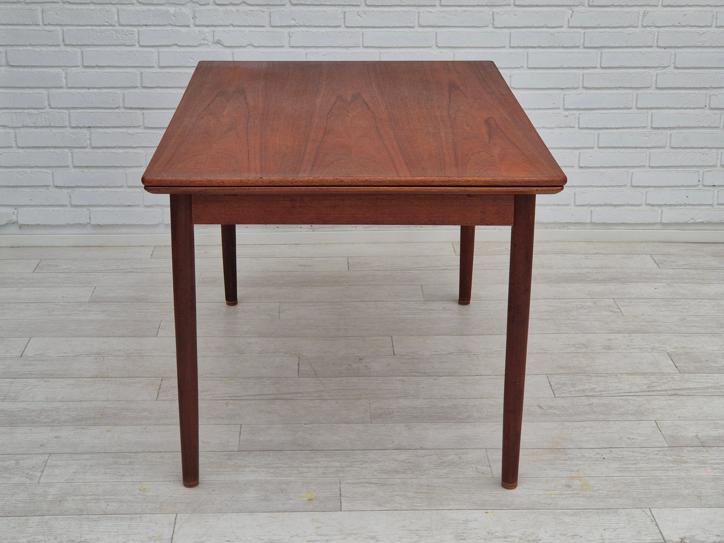 1970s, Danish foldable dining table, teak wood, original condition.