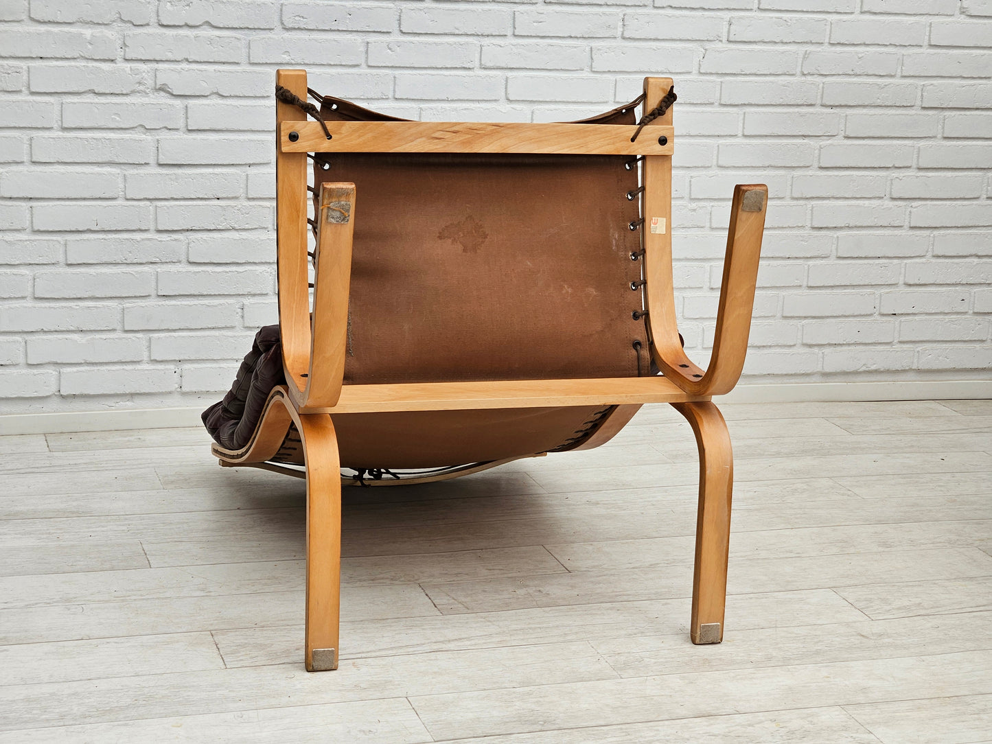 1970’s, Norwegian design, "Siesta" lounge chair by Ingmar Relling, leather, bentwood.