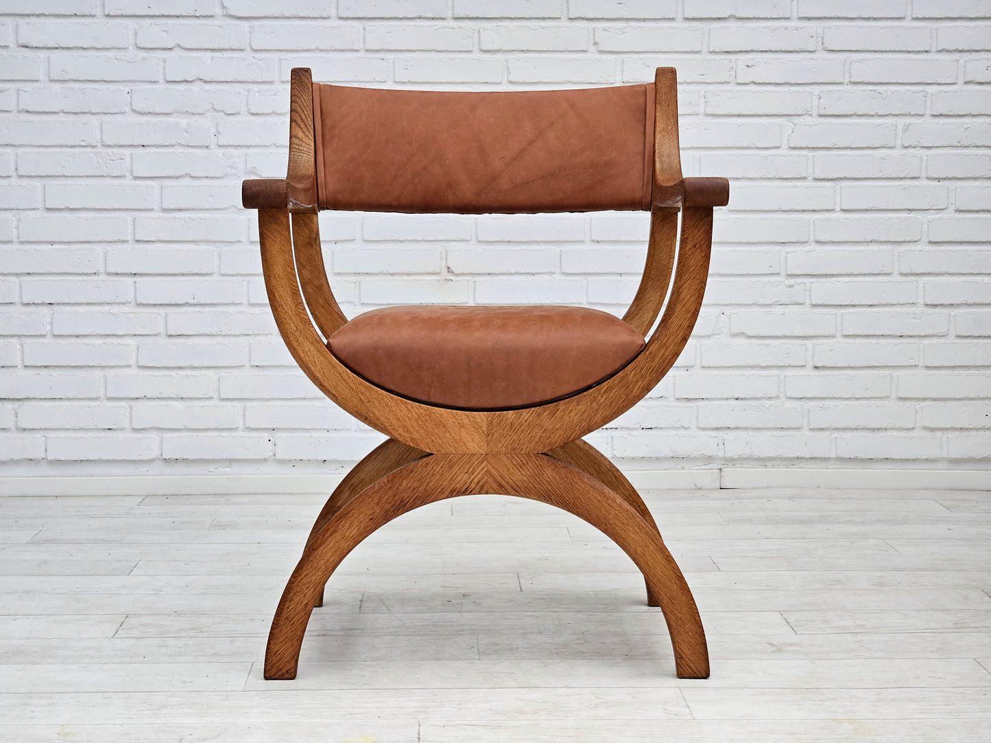 1960s, Danish design by Henning Kjærnulf, reupholstered lounge chair, model "Kurul".