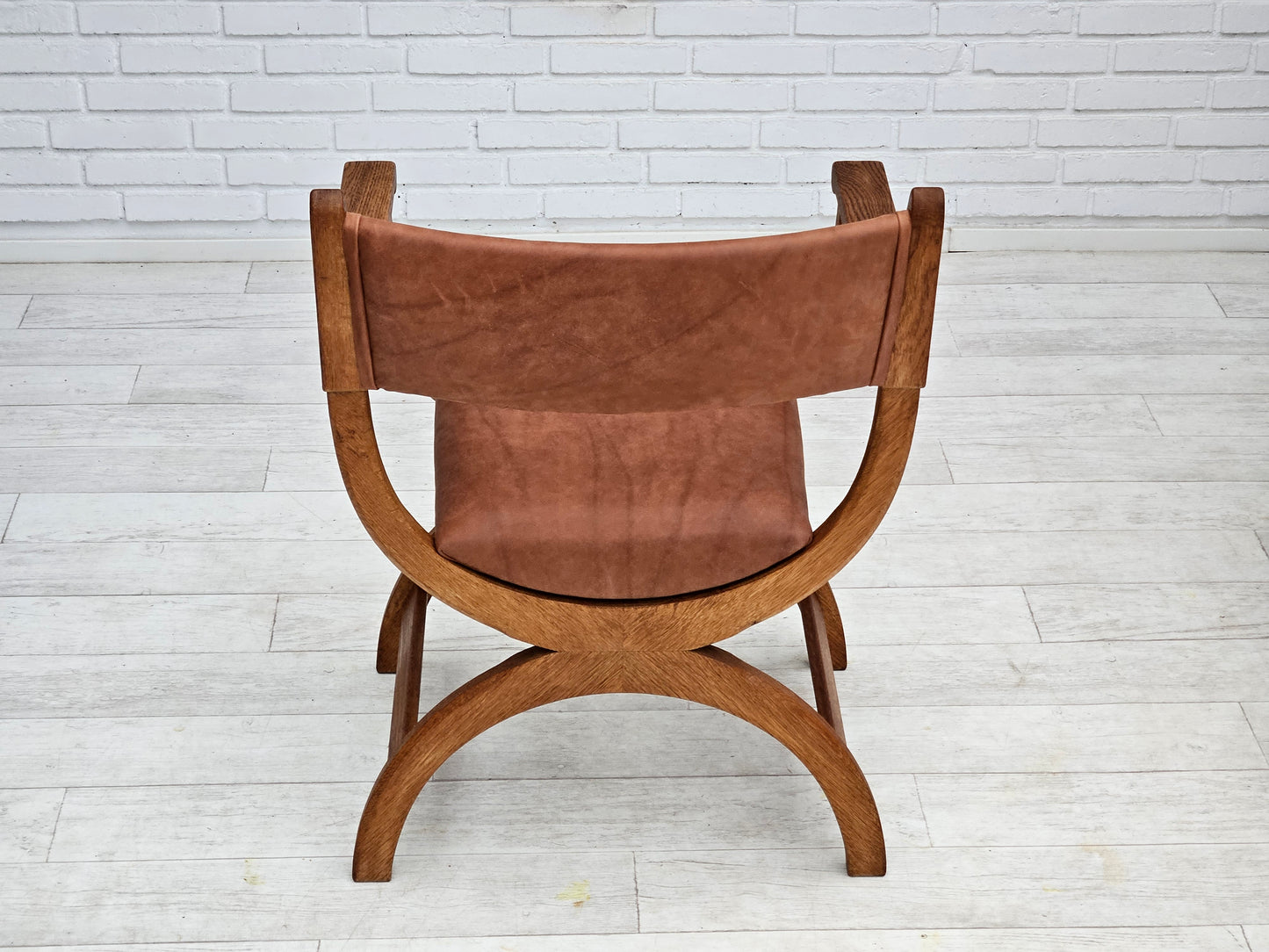 1960s, Danish design by Henning Kjærnulf, reupholstered lounge chair, model "Kurul".