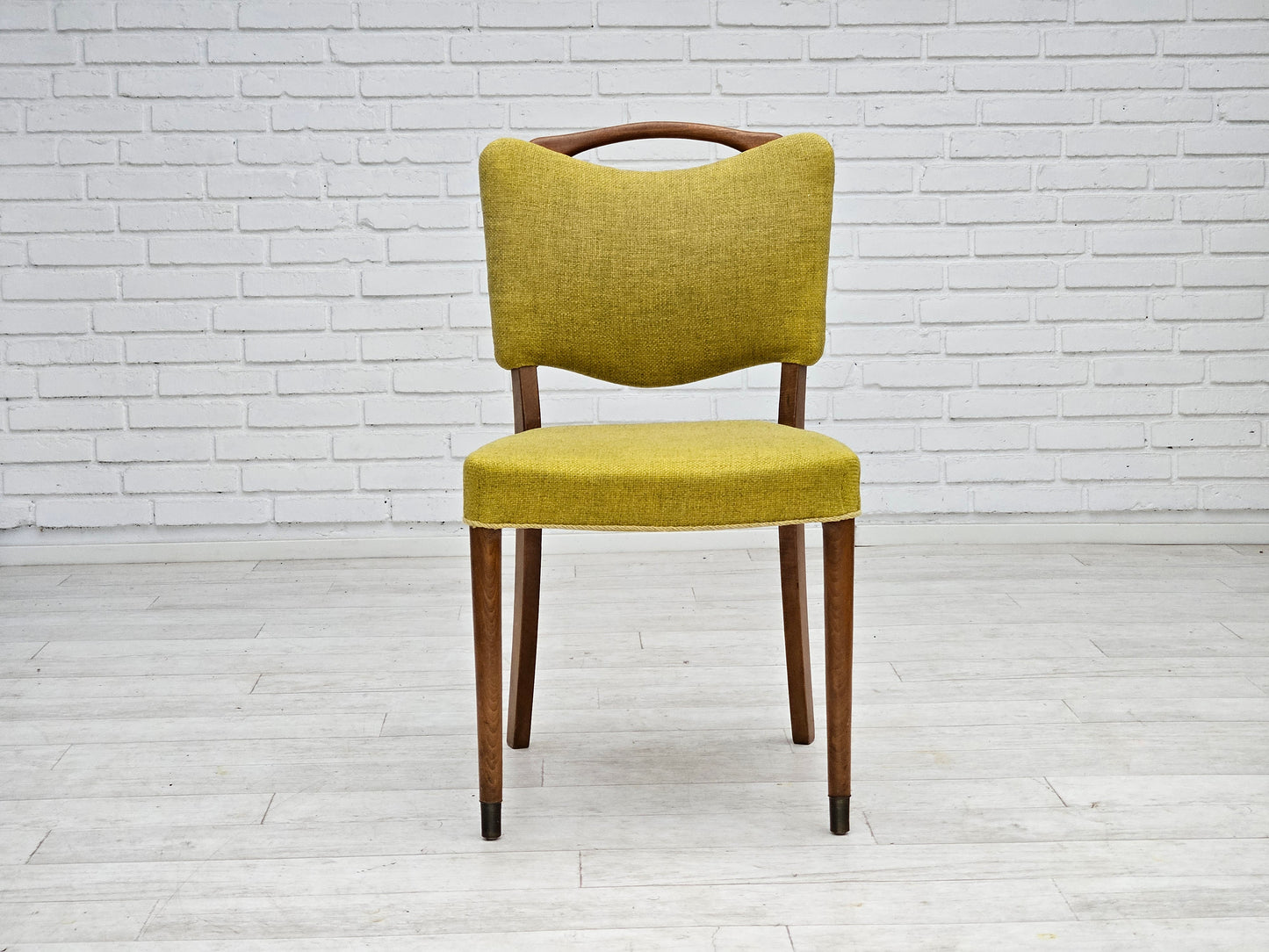 1970s, set of 6 Danish dining chairs by Slagelse Møbelværk, original condition.