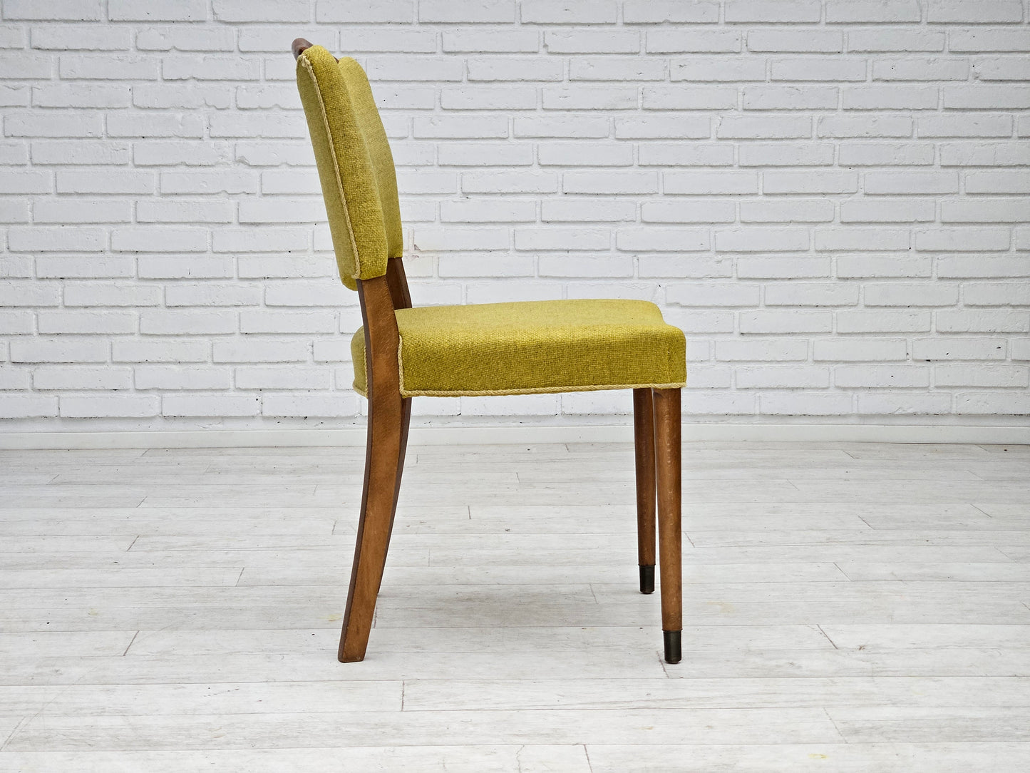 1970s, set of 6 Danish dining chairs by Slagelse Møbelværk, original condition.