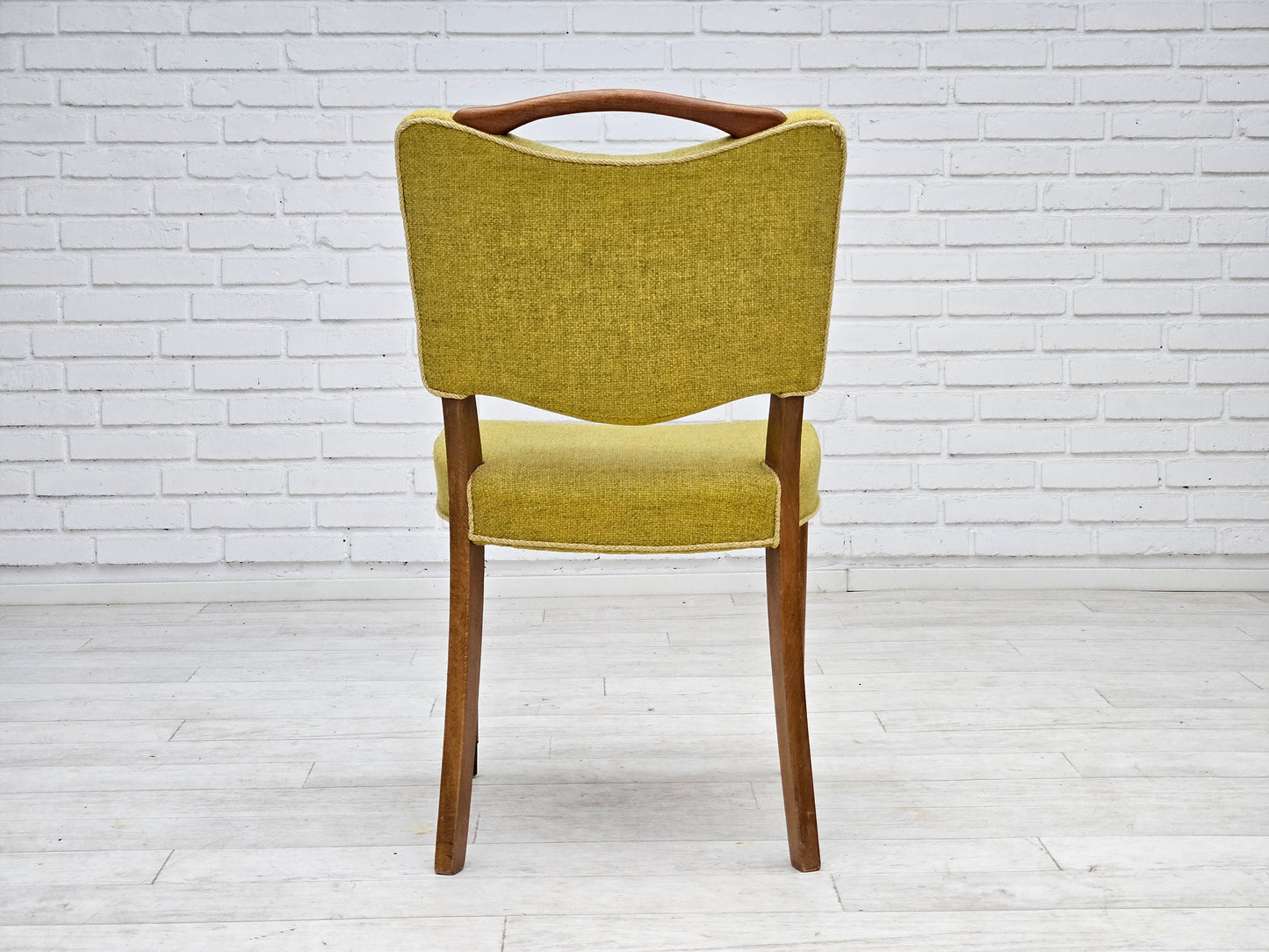 1970s, set of 6 Danish dining chairs by Slagelse Møbelværk, original condition.