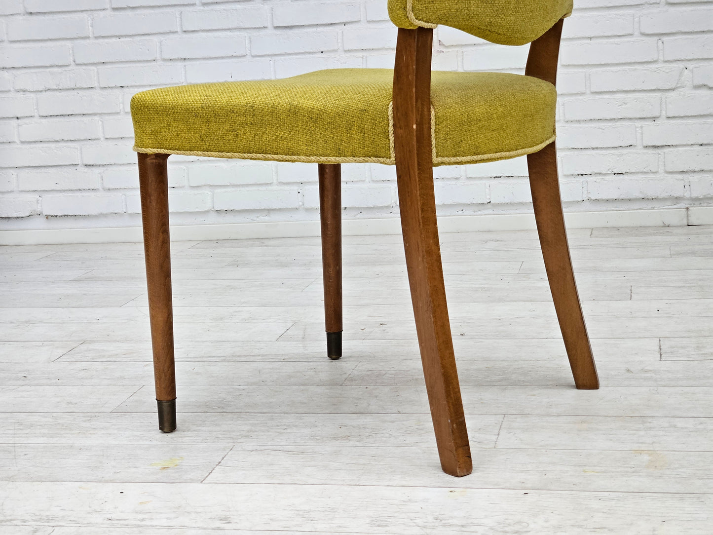 1970s, set of 6 Danish dining chairs by Slagelse Møbelværk, original condition.