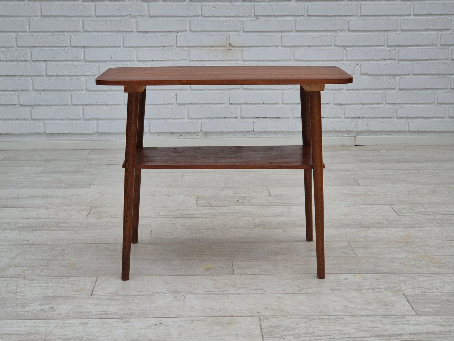 1960s, Danish side table, teak wood, original condition.