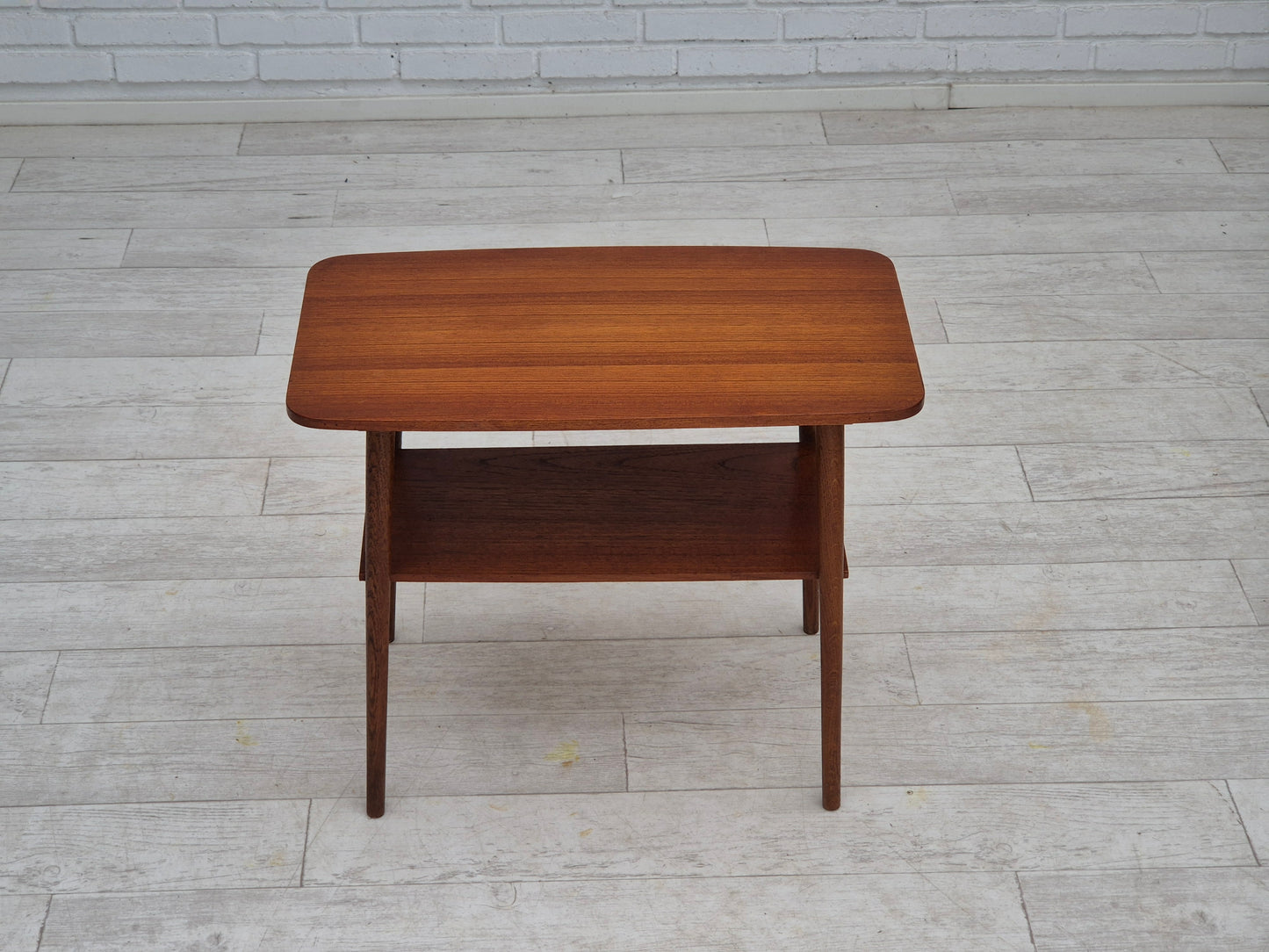 1960s, Danish side table, teak wood, original condition.