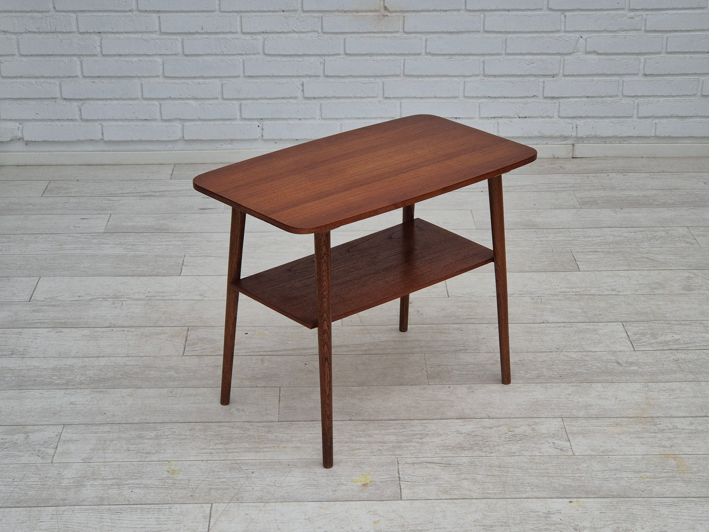 1960s, Danish side table, teak wood, original condition.