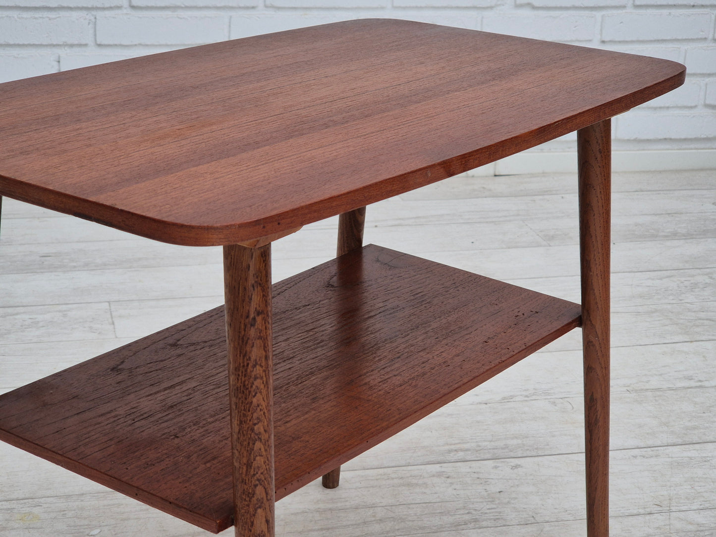 1960s, Danish side table, teak wood, original condition.