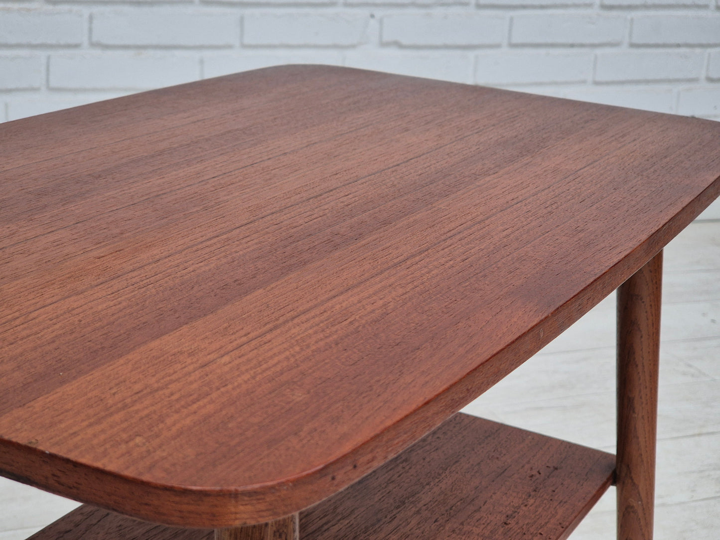 1960s, Danish side table, teak wood, original condition.