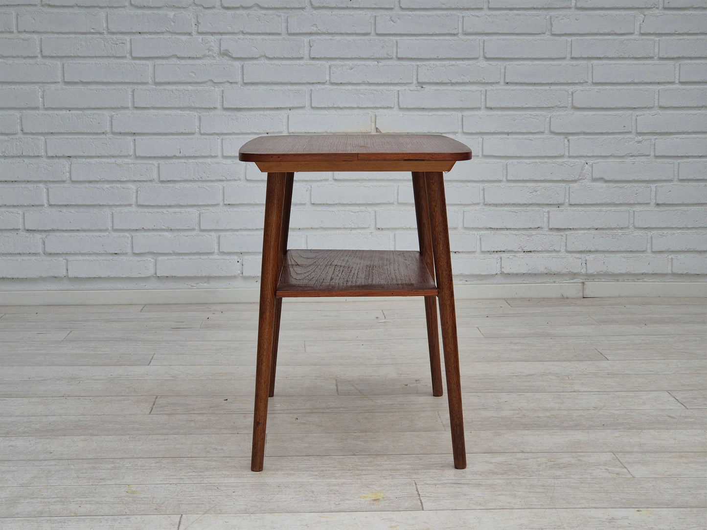 1960s, Danish side table, teak wood, original condition.