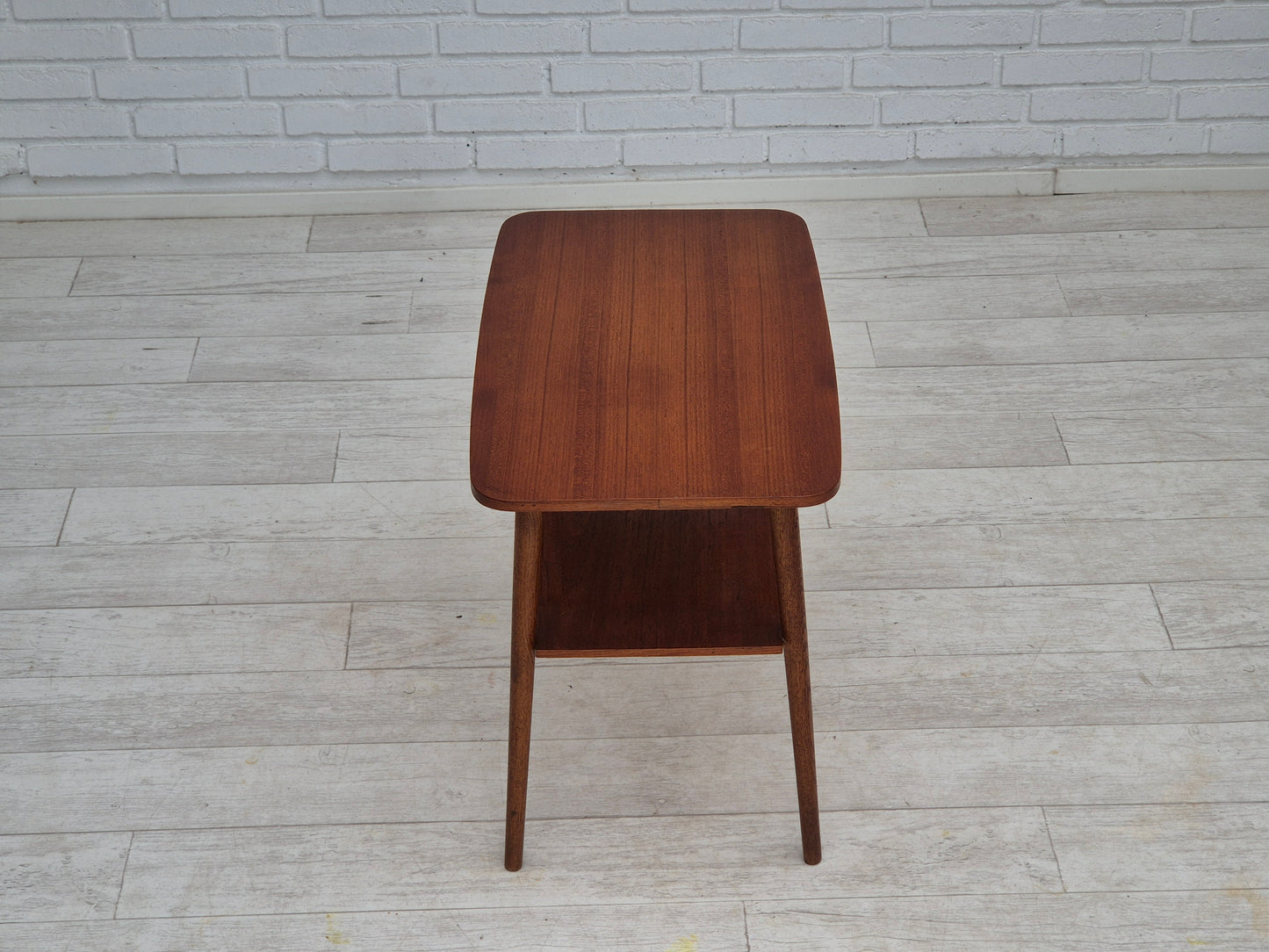 1960s, Danish side table, teak wood, original condition.