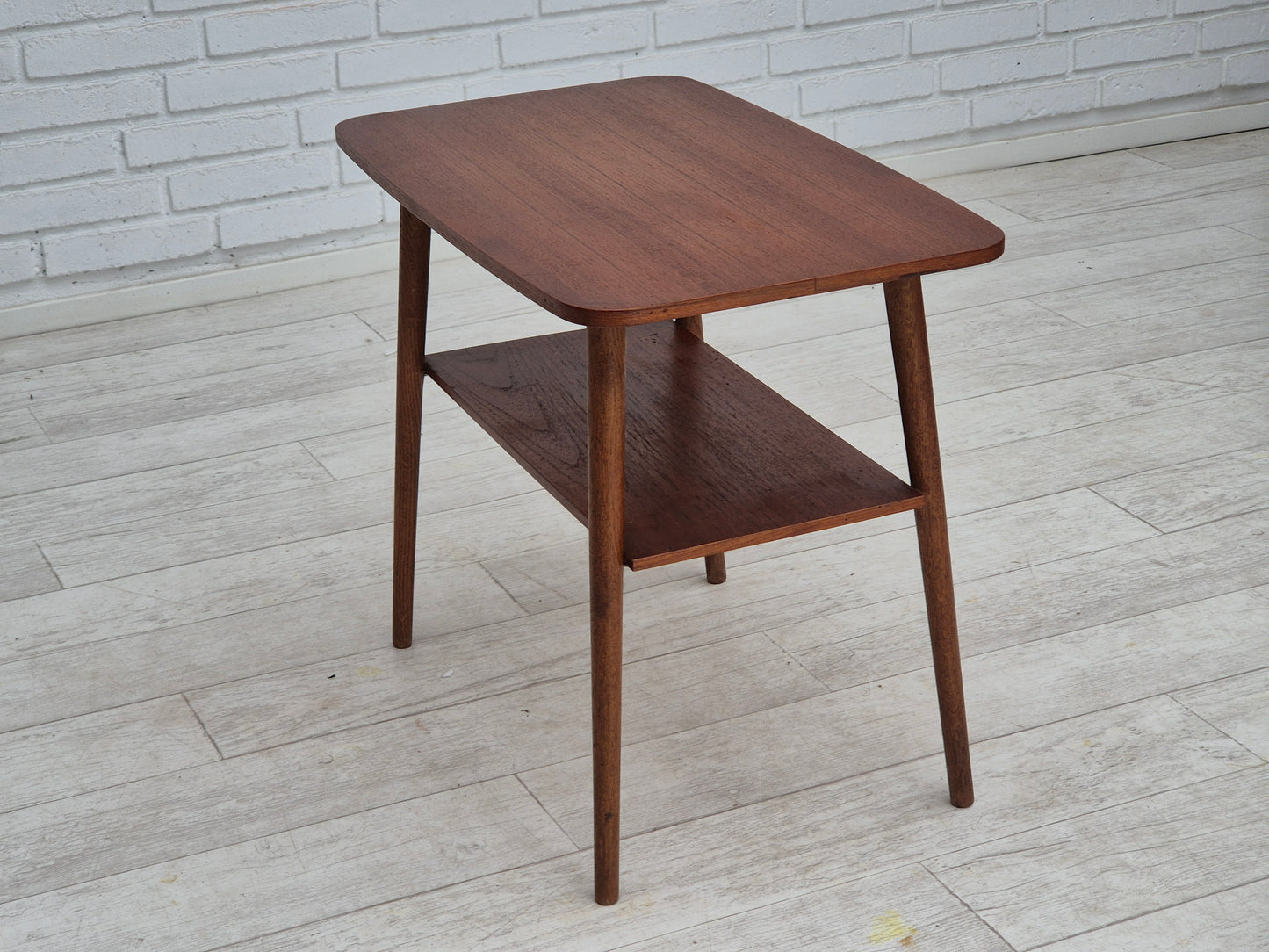 1960s, Danish side table, teak wood, original condition.