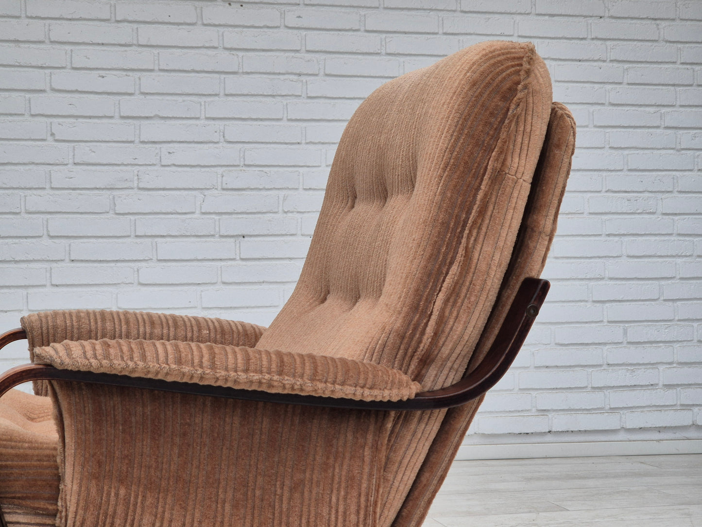 1970s, Danish lounge chair, original very good condition, furniture corduroy.