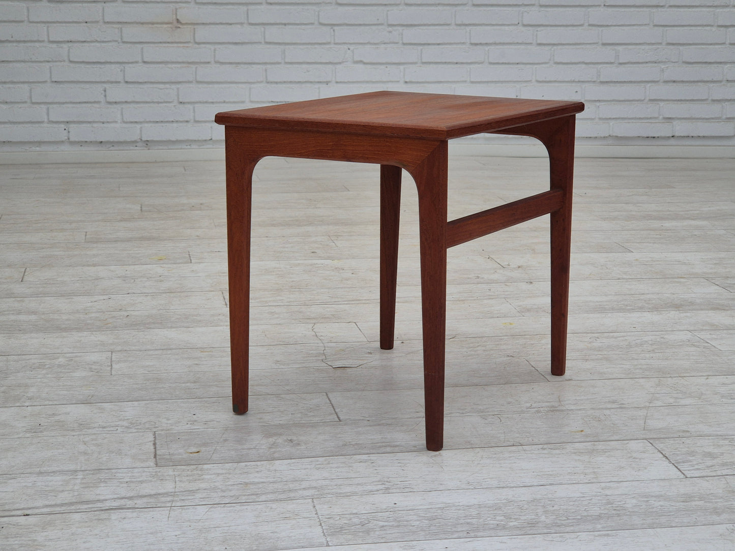 1970s, Danish side table, solid teak wood, original condition.