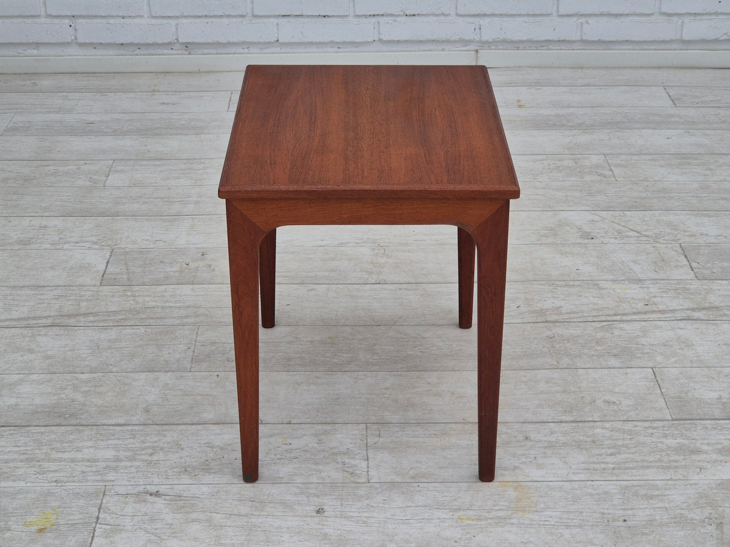 1970s, Danish side table, solid teak wood, original condition.