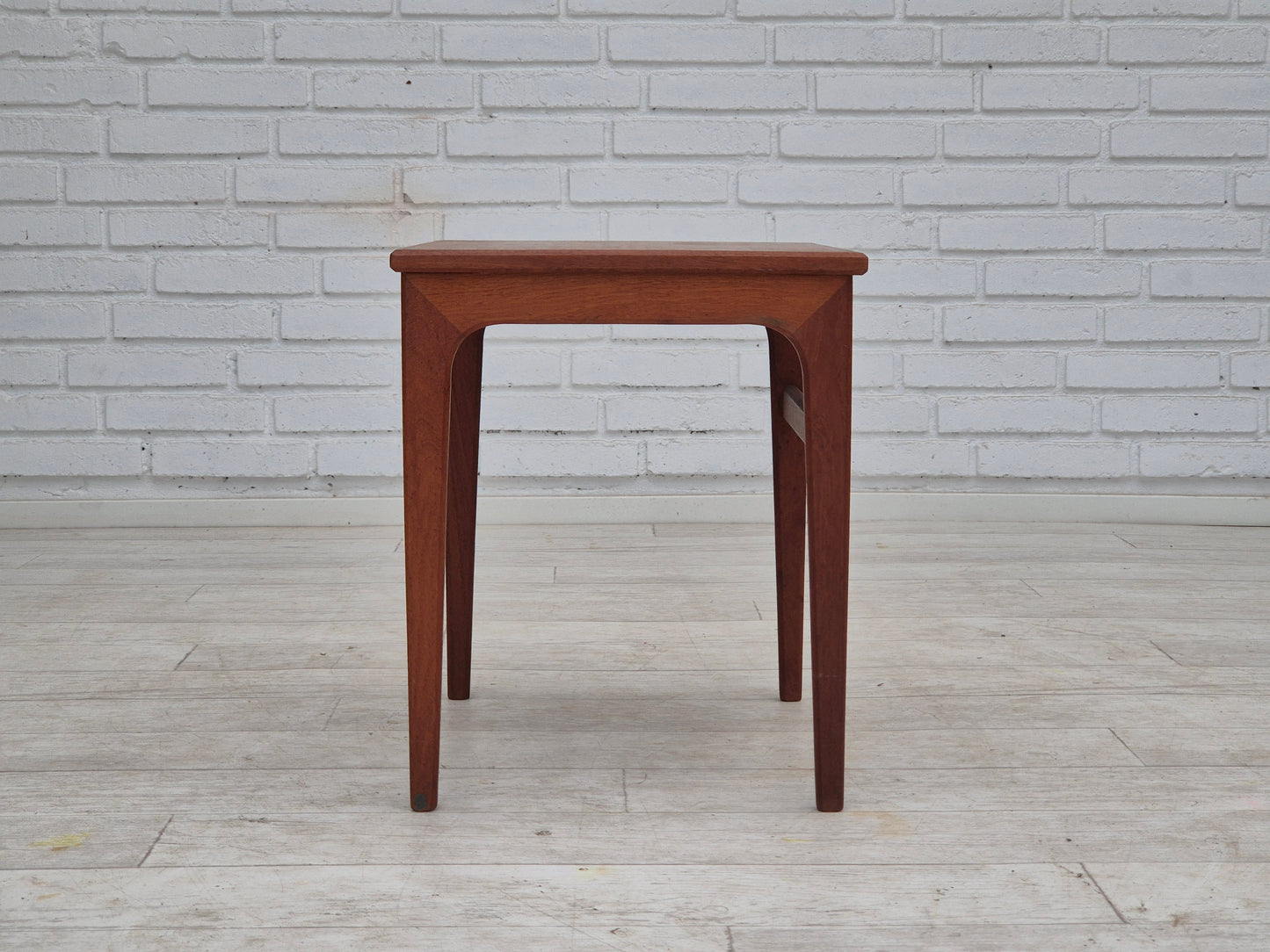 1970s, Danish side table, solid teak wood, original condition.