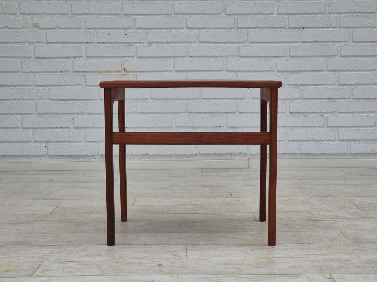 1970s, Danish side table, solid teak wood, original condition.