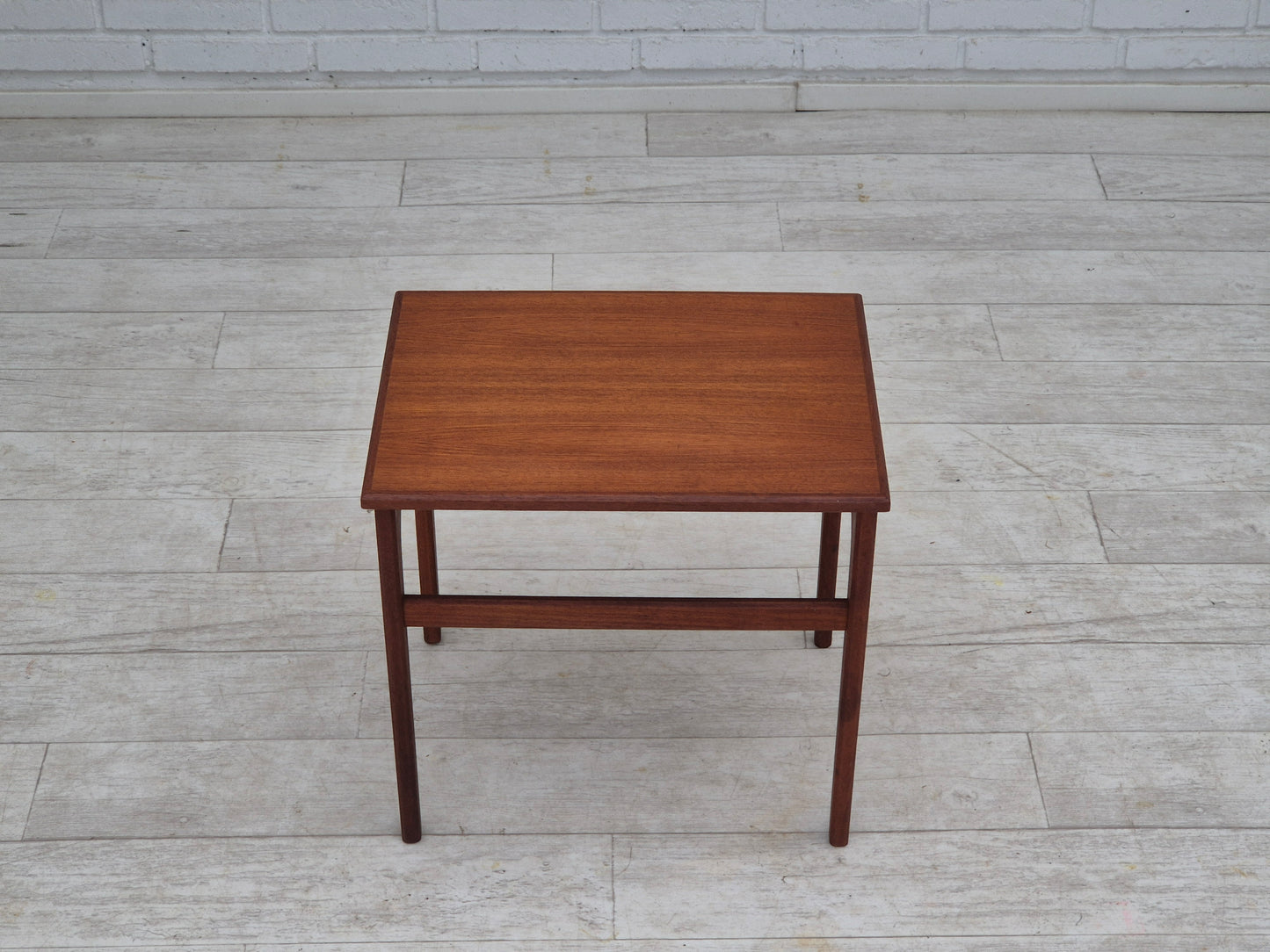 1970s, Danish side table, solid teak wood, original condition.