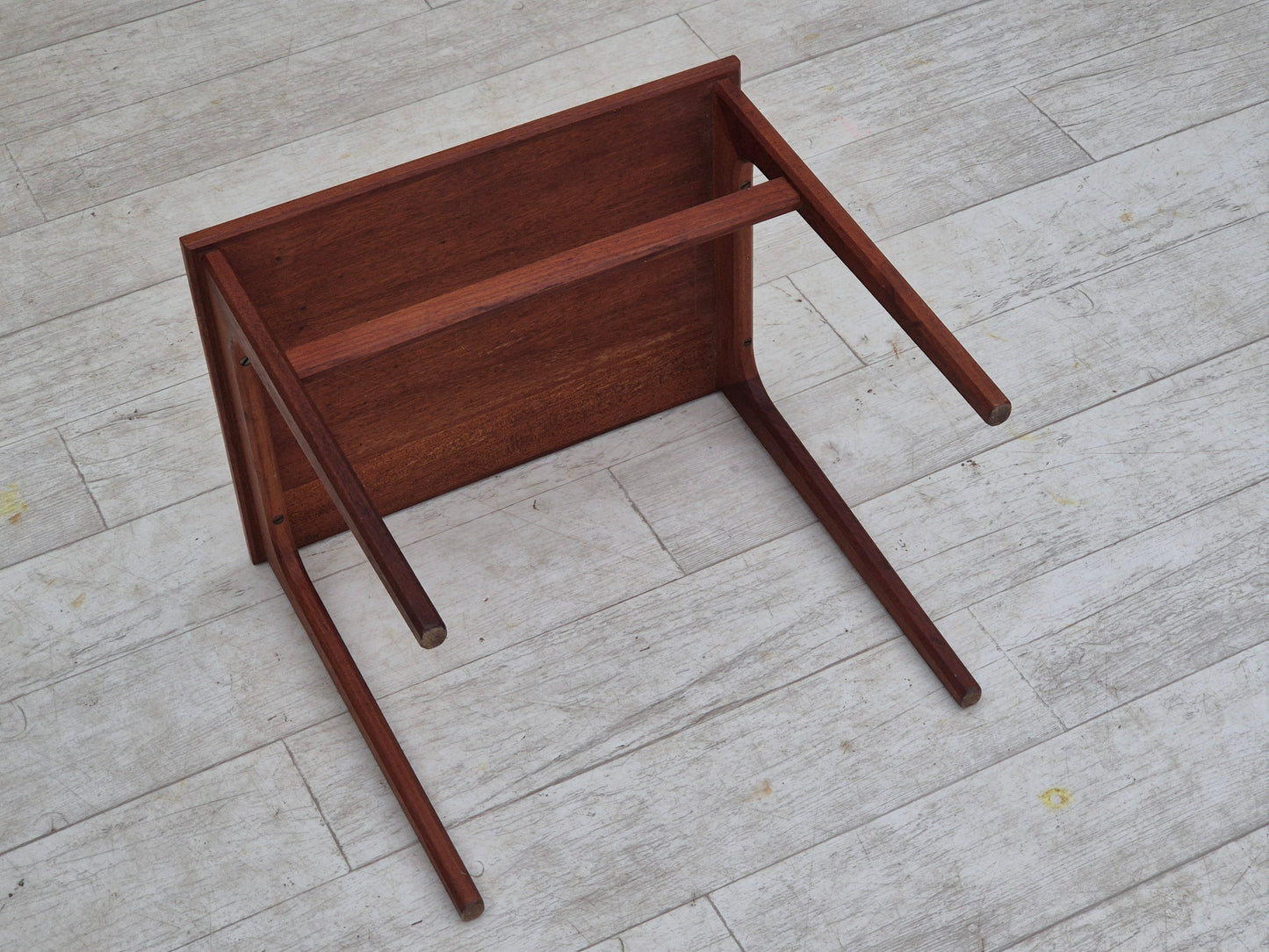 1970s, Danish side table, solid teak wood, original condition.