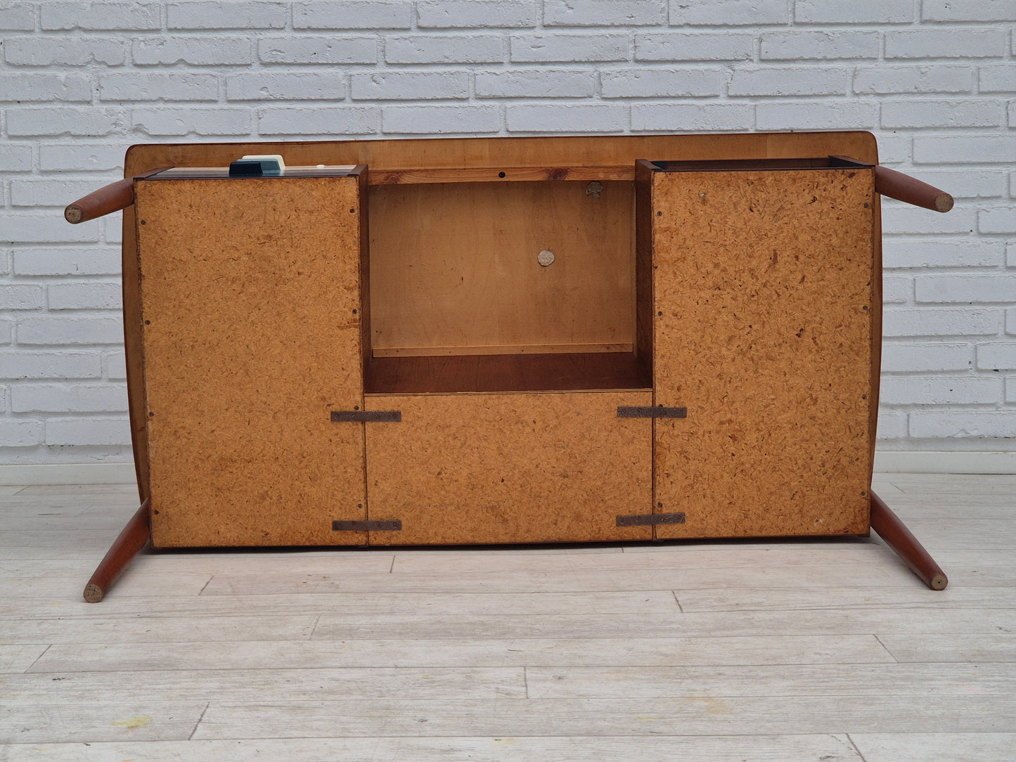 1960s, Danish office desk, drawers, teak wood.