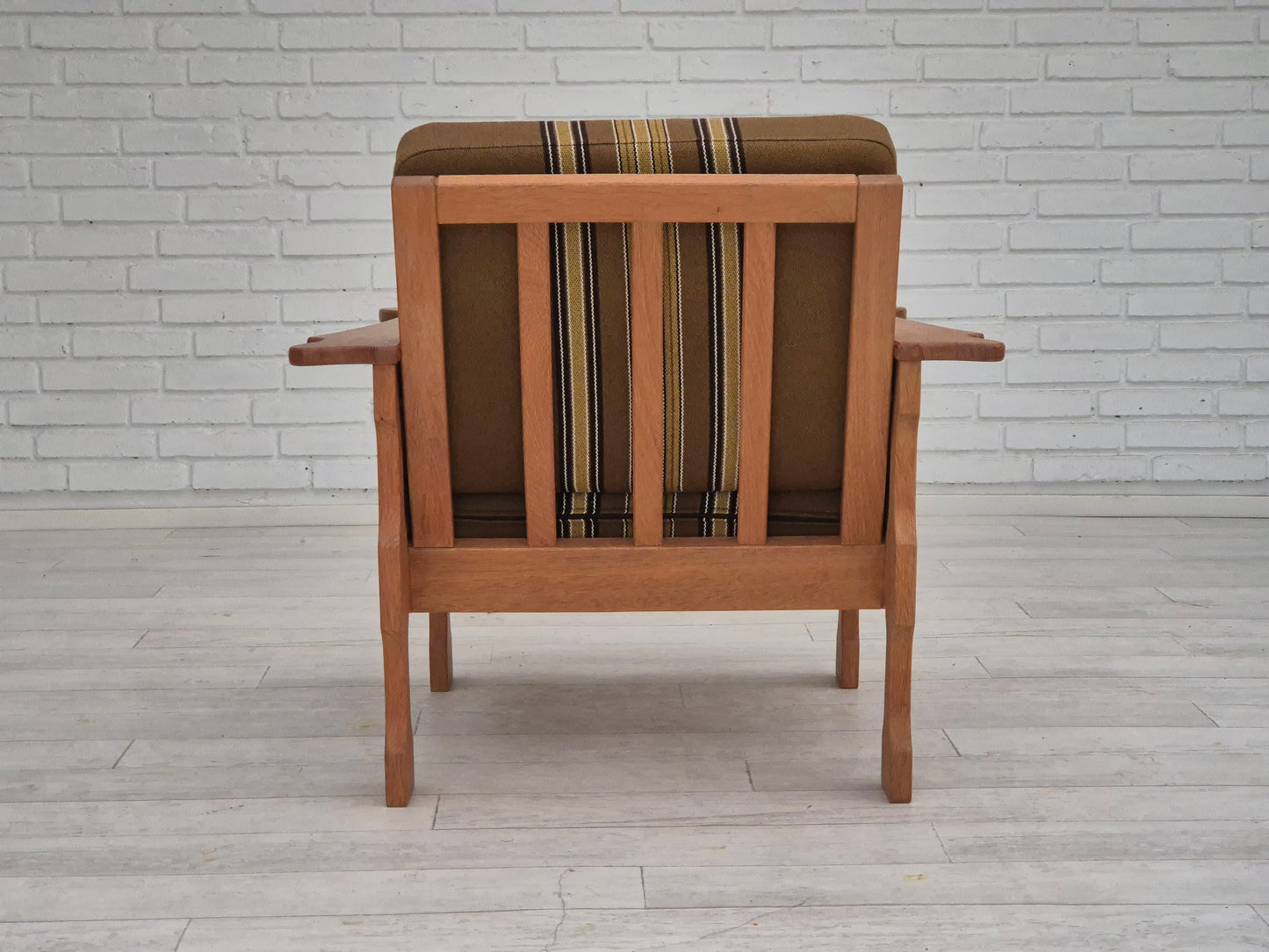 1970s, Danish design, club chair, original very good condition, furniture wool fabric.