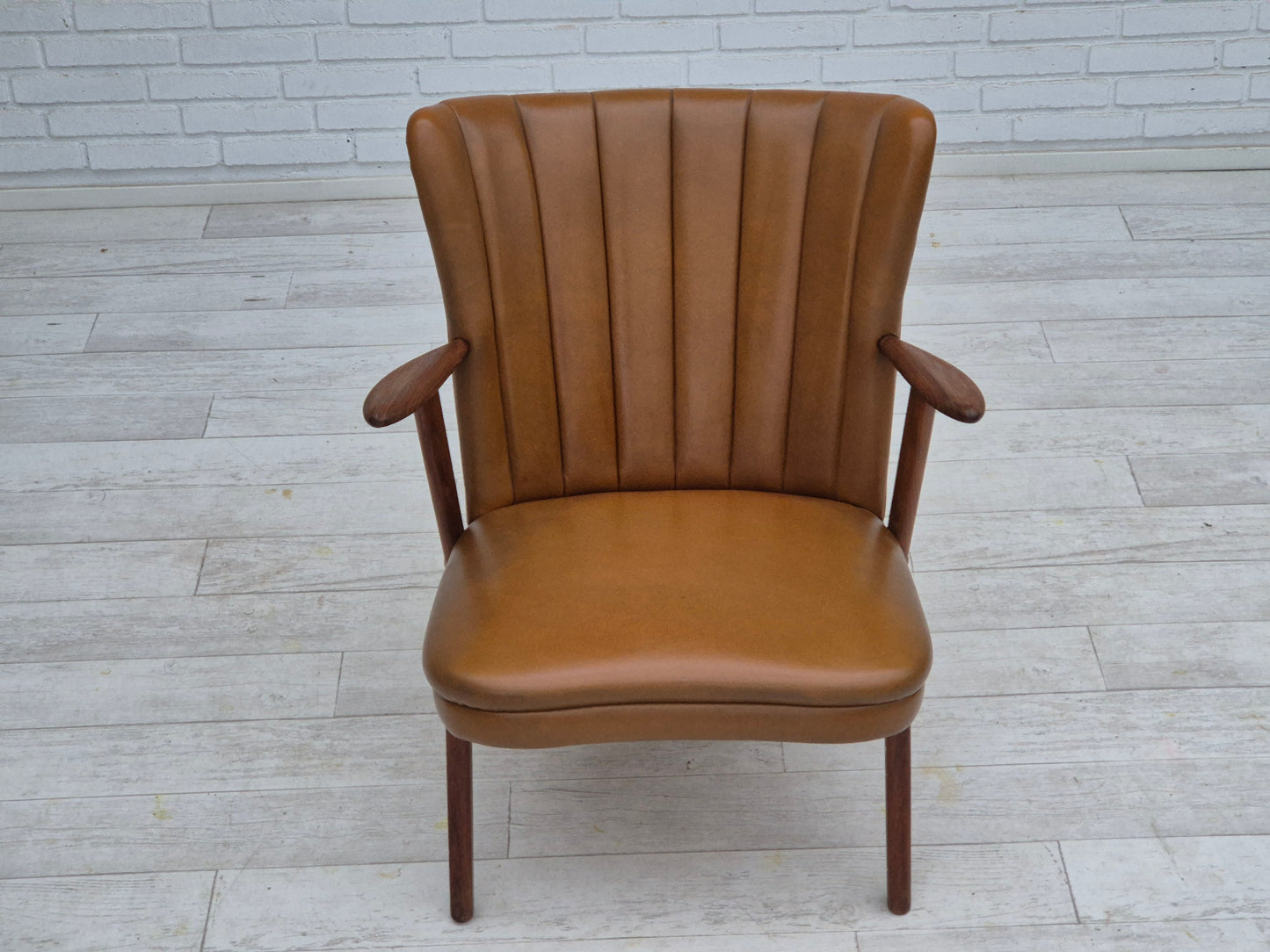 1960s, Danish design by Erhardsen & Andersen, armchair, original condition, teak wood.