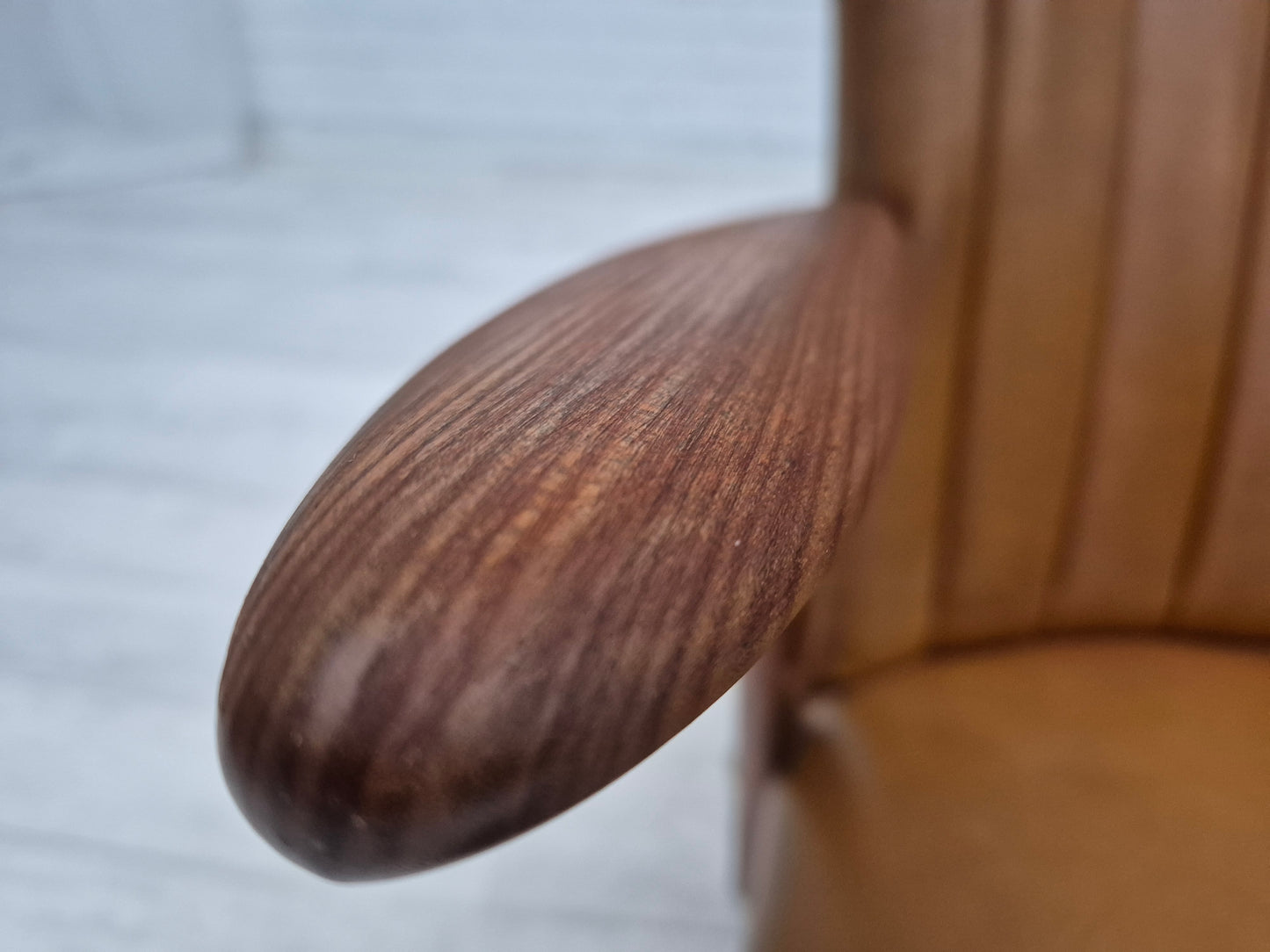 1960s, Danish design by Erhardsen & Andersen, armchair, original condition, teak wood.