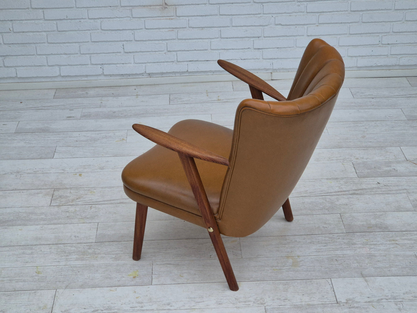 1960s, Danish design by Erhardsen & Andersen, armchair, original condition, teak wood.