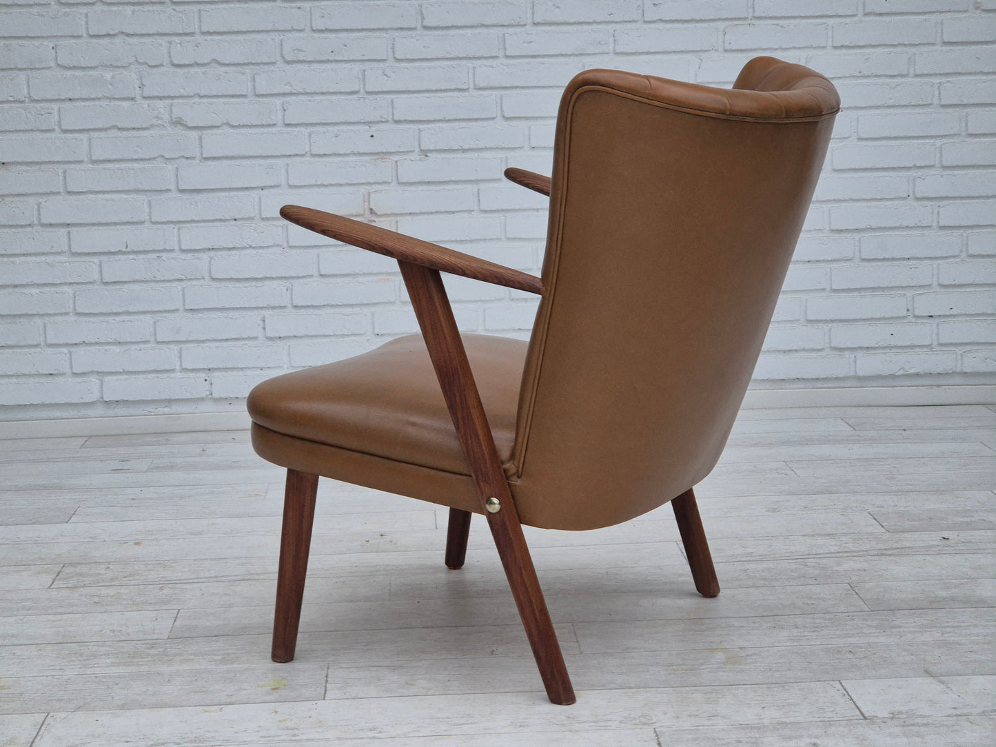 1960s, Danish design by Erhardsen & Andersen, armchair, original condition, teak wood.